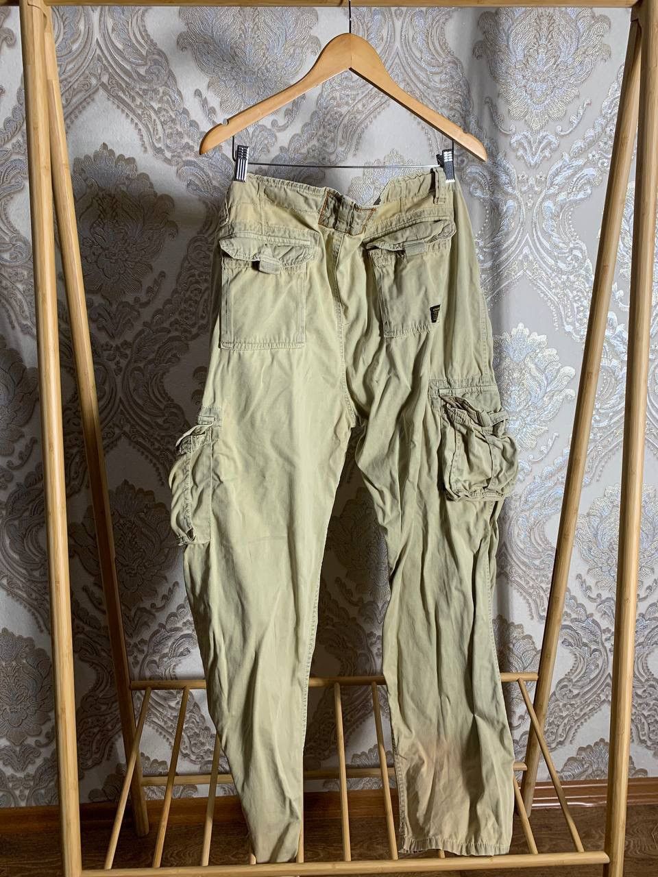 Alpha Industries × Vintage VERY RARE ALPHA INDUSTRIES CARGO PANTA GORPCORE Y2K USA 90s Size US 38 / EU 54 - 13 Thumbnail