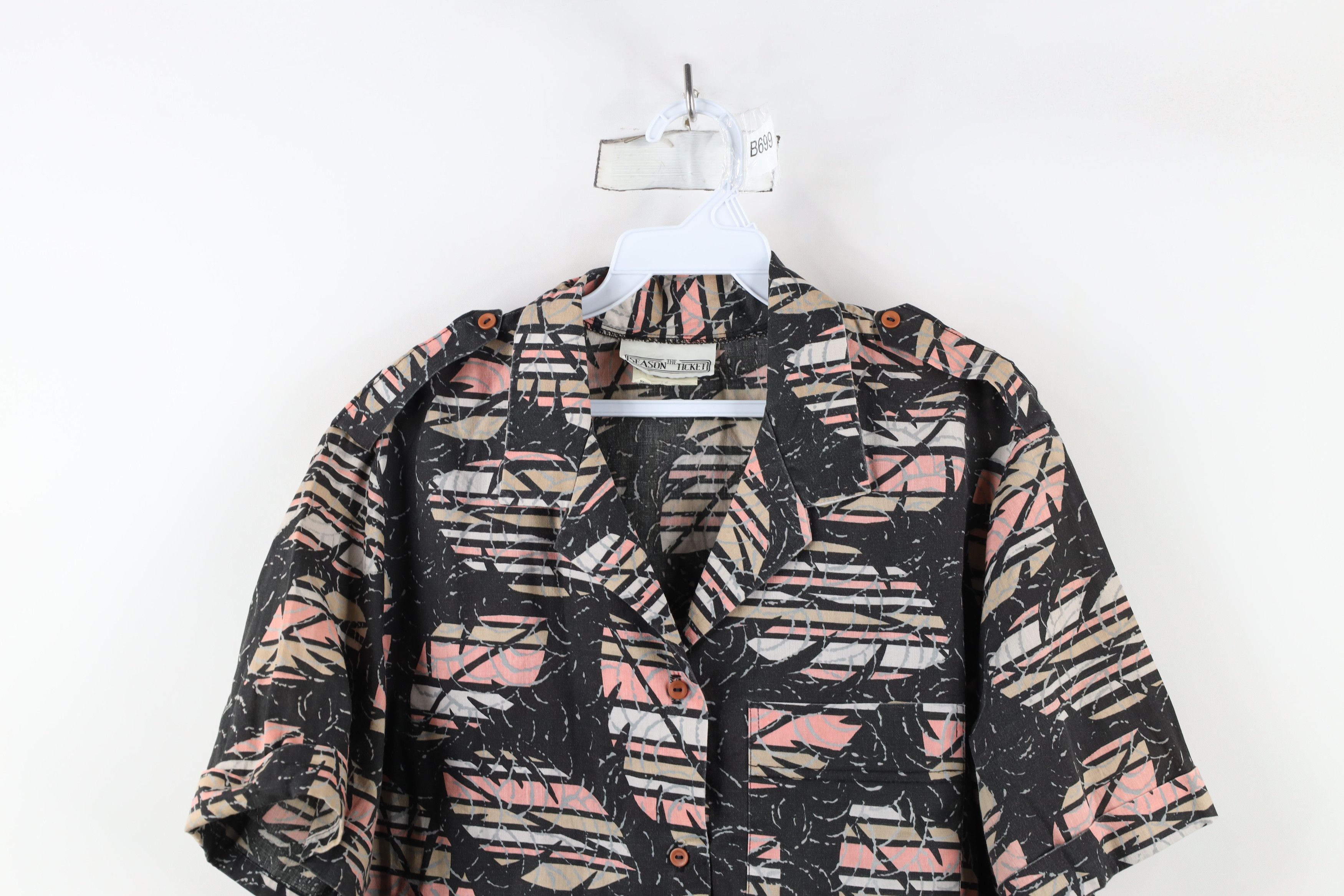 Vintage Vintage 90s Streetwear Military Style Button Shirt USA Size XXL / US 16-18 / IT 52-54 - 2 Thumbnail