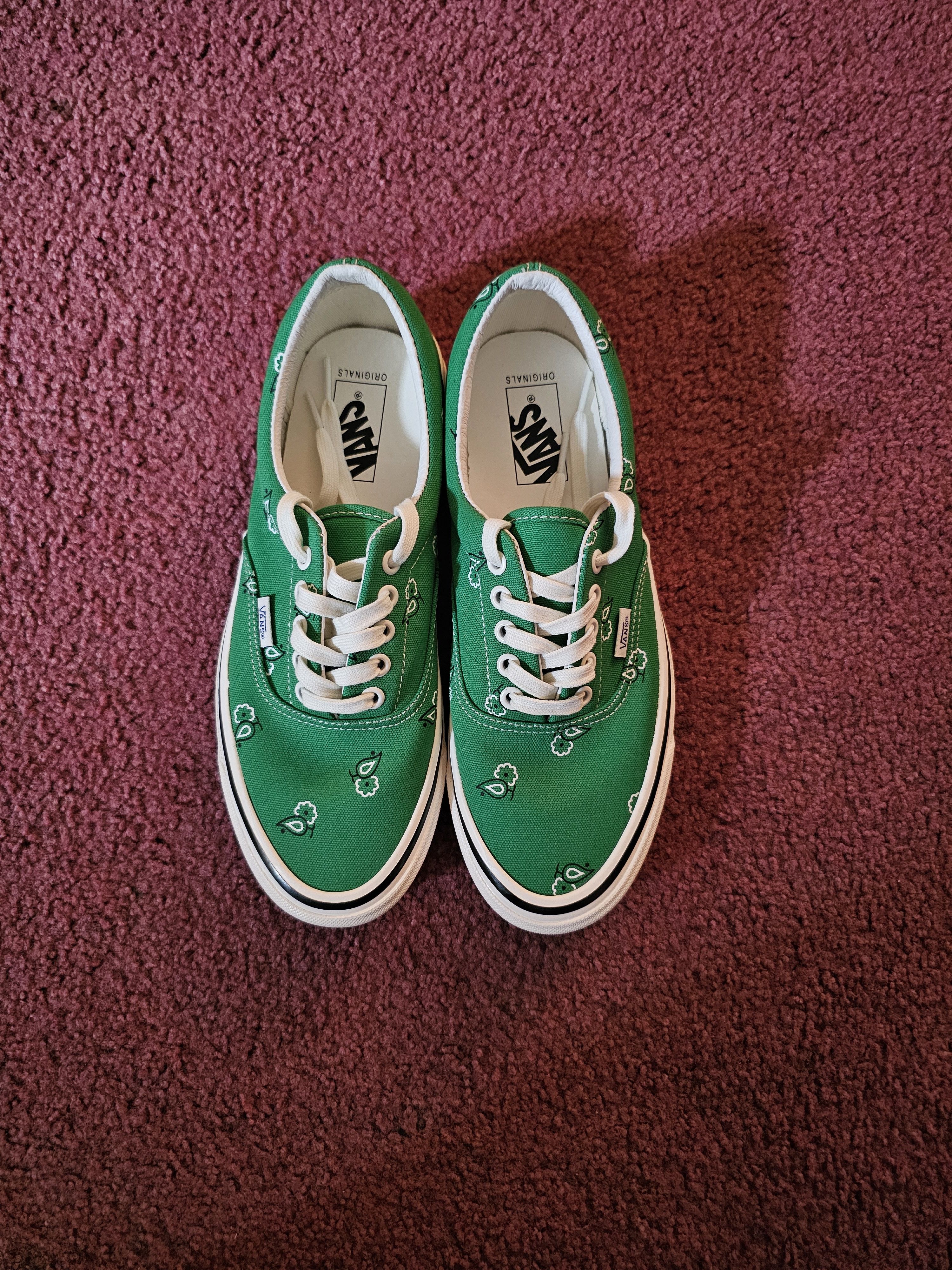 Vans Vans OG era paisley green low top Size US 8.5 / EU 41-42 - 1 Thumbnail
