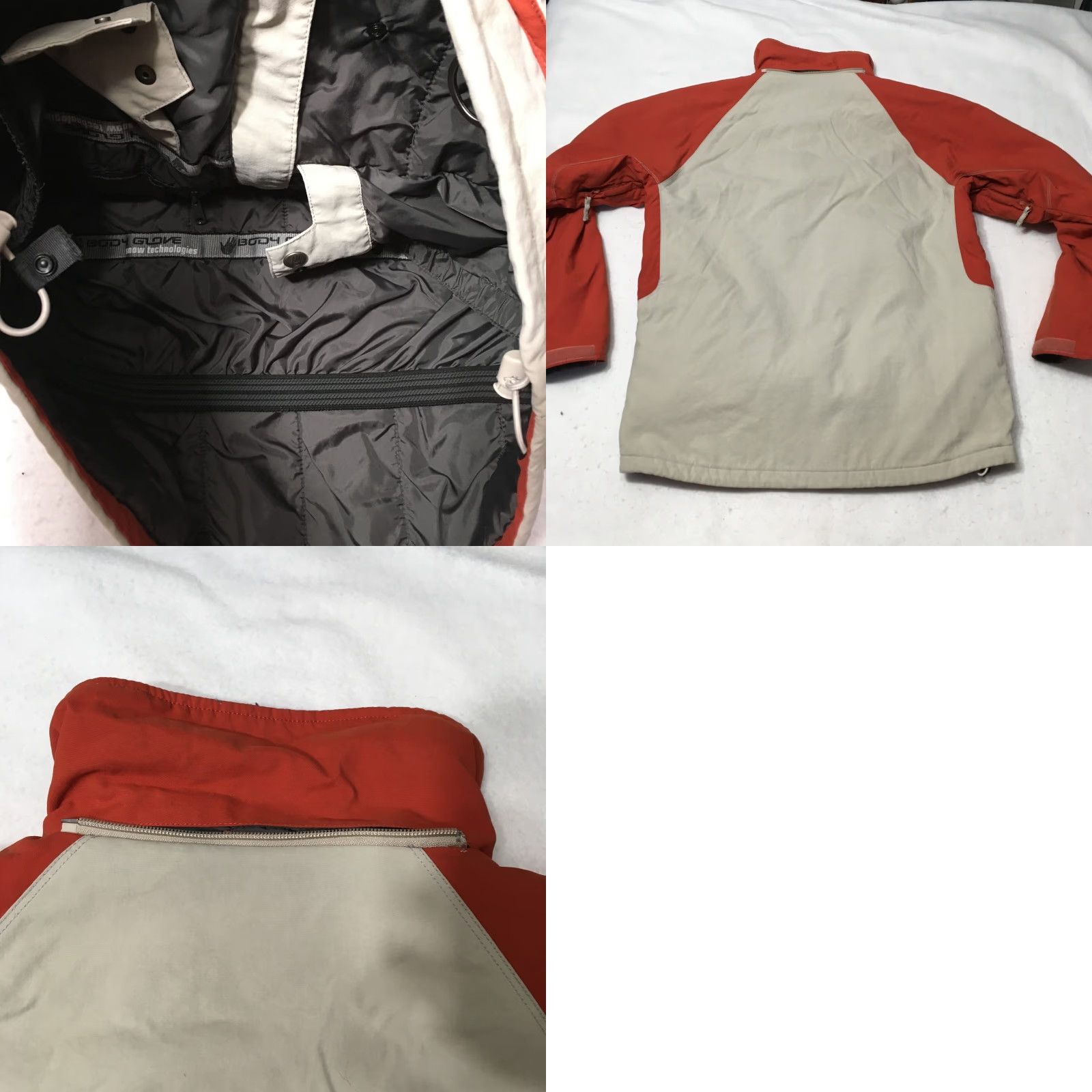Body Glove Body Glove Ski Jacket Mens XL Beige orange Multicolor Nylon Zip Hooded Winter Regular Fit Men’s Jacket Clothing Size US XL / EU 56 / 4 - 8 Thumbnail
