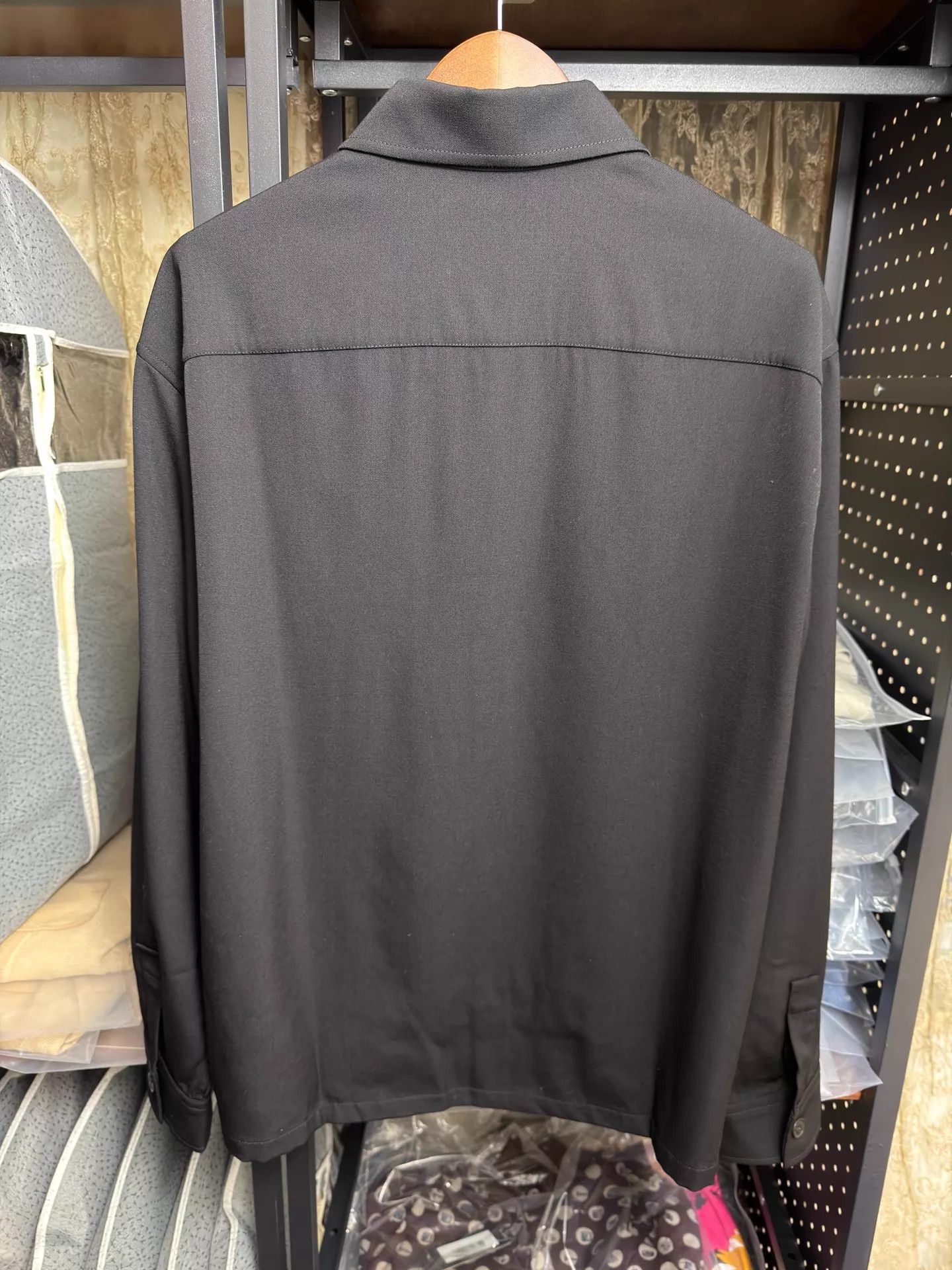 Balmain Balmain Oversize Wool-Blend Long-Sleeve Shirt/Jacket 42 Size US L / EU 52-54 / 3 - 2 Thumbnail