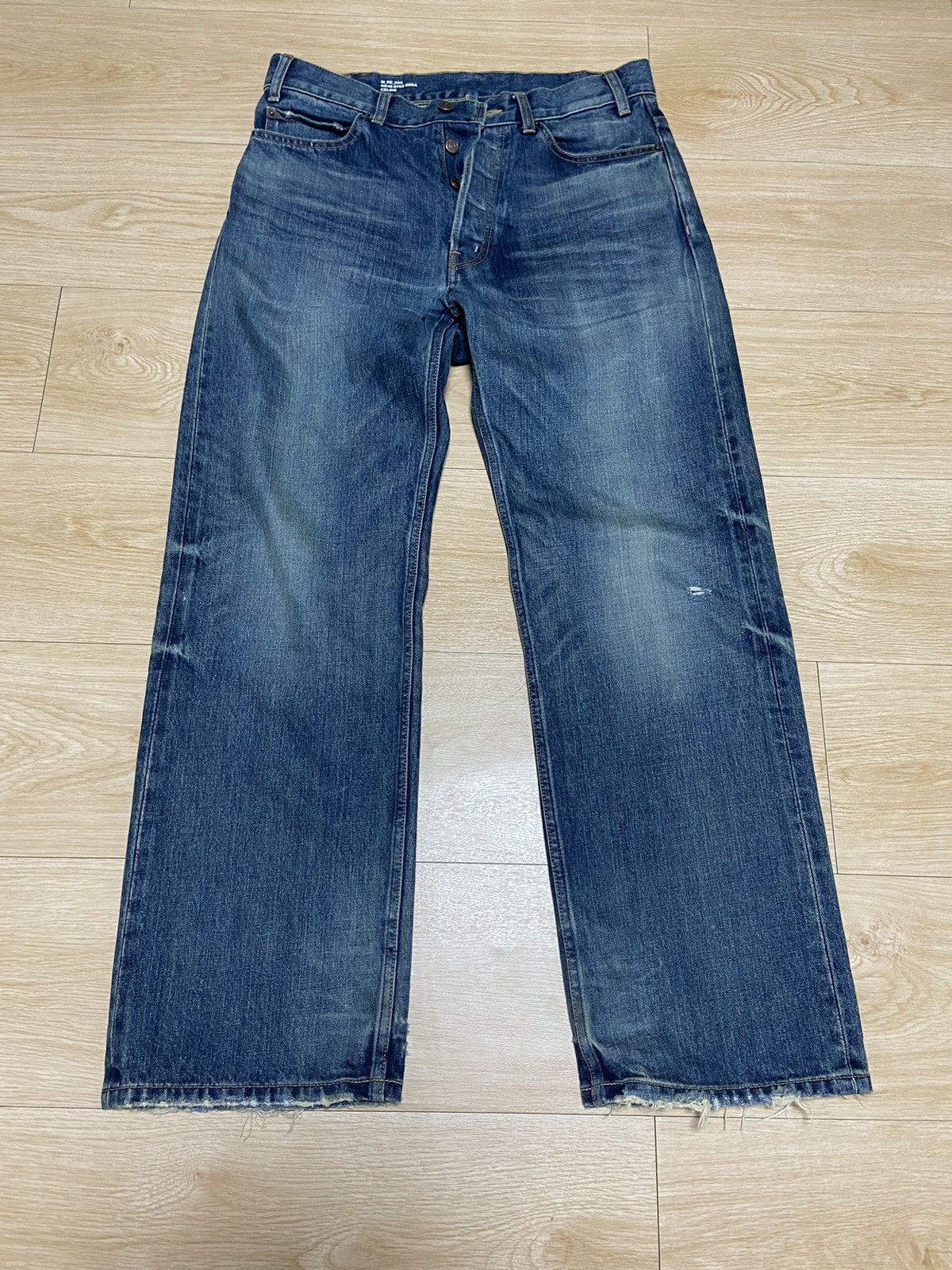 Celine × Hedi Slimane 29 Celine midnight sapphire Wesley denim pants jeans Size US 29 - 1 Thumbnail