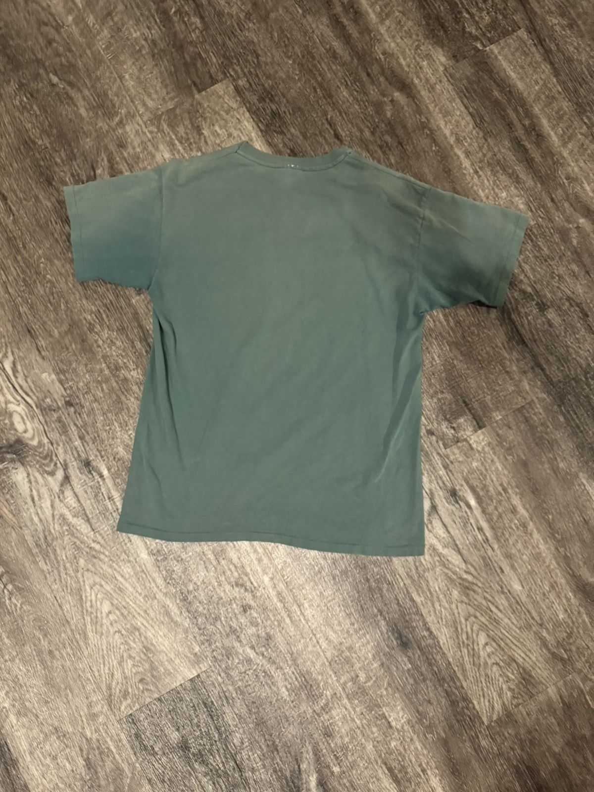 Anvil Vintage 90s Khaki Green Embroidered Seattle Washington Tee Size US L / EU 52-54 / 3 - 2 Thumbnail