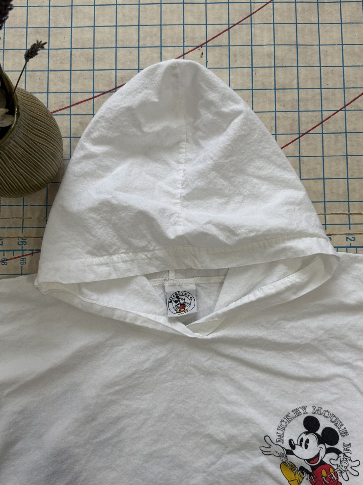 Mickey & Co. × Mickey Mouse × Vintage Vintage Mickey & Co Lightweight Hoodie Mickey Piano Fits M Size US M / EU 48-50 / 2 - 9 Thumbnail