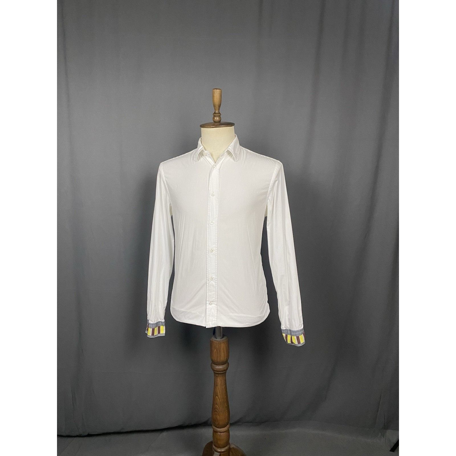 Acne Studios Acne Studios Jeffrey Cuff Men's White Longsleeve Shirt Size Size US L / EU 52-54 / 3 - 4 Thumbnail