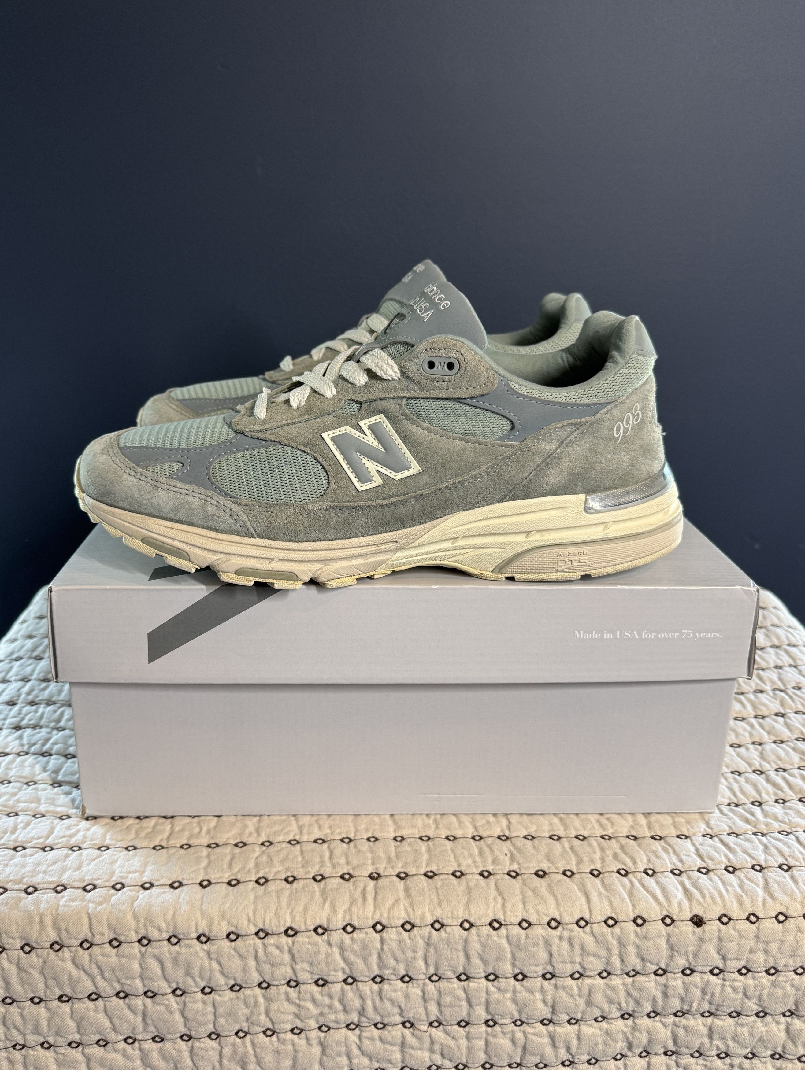 Kith × New Balance 2022 KITH X NEW BALANCE 993 PISTACHIO MADE IN USA SIZE 10.5 Size US 10.5 / EU 43-44 - 5 Thumbnail