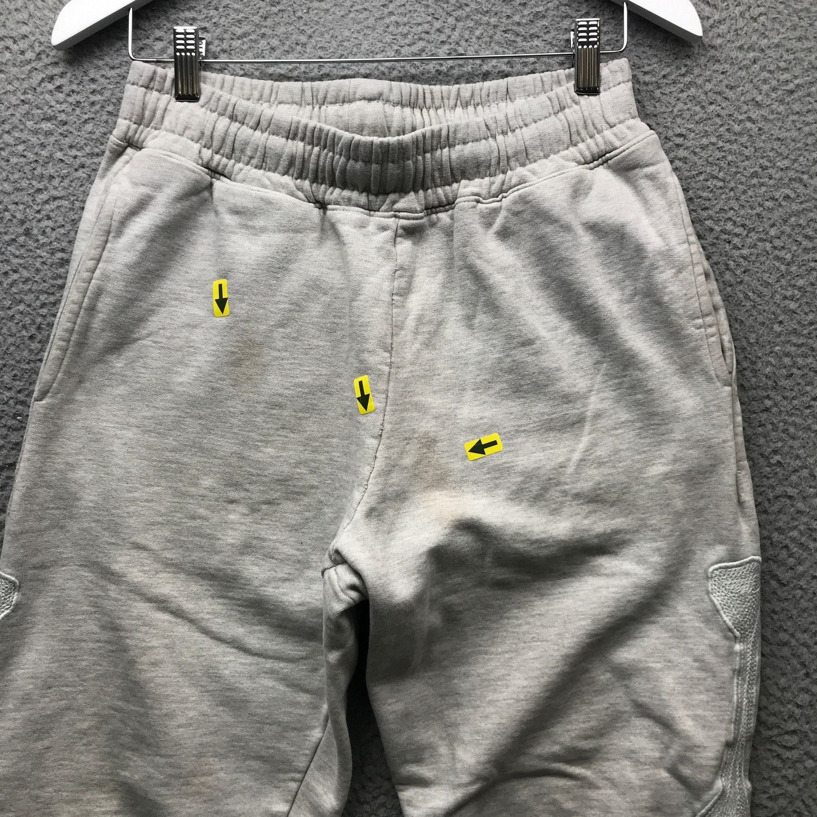 MNML mnml Jogger Sweatpants Mens Medium M Embroidered Gray White Size US 38 / EU 54 - 6 Thumbnail