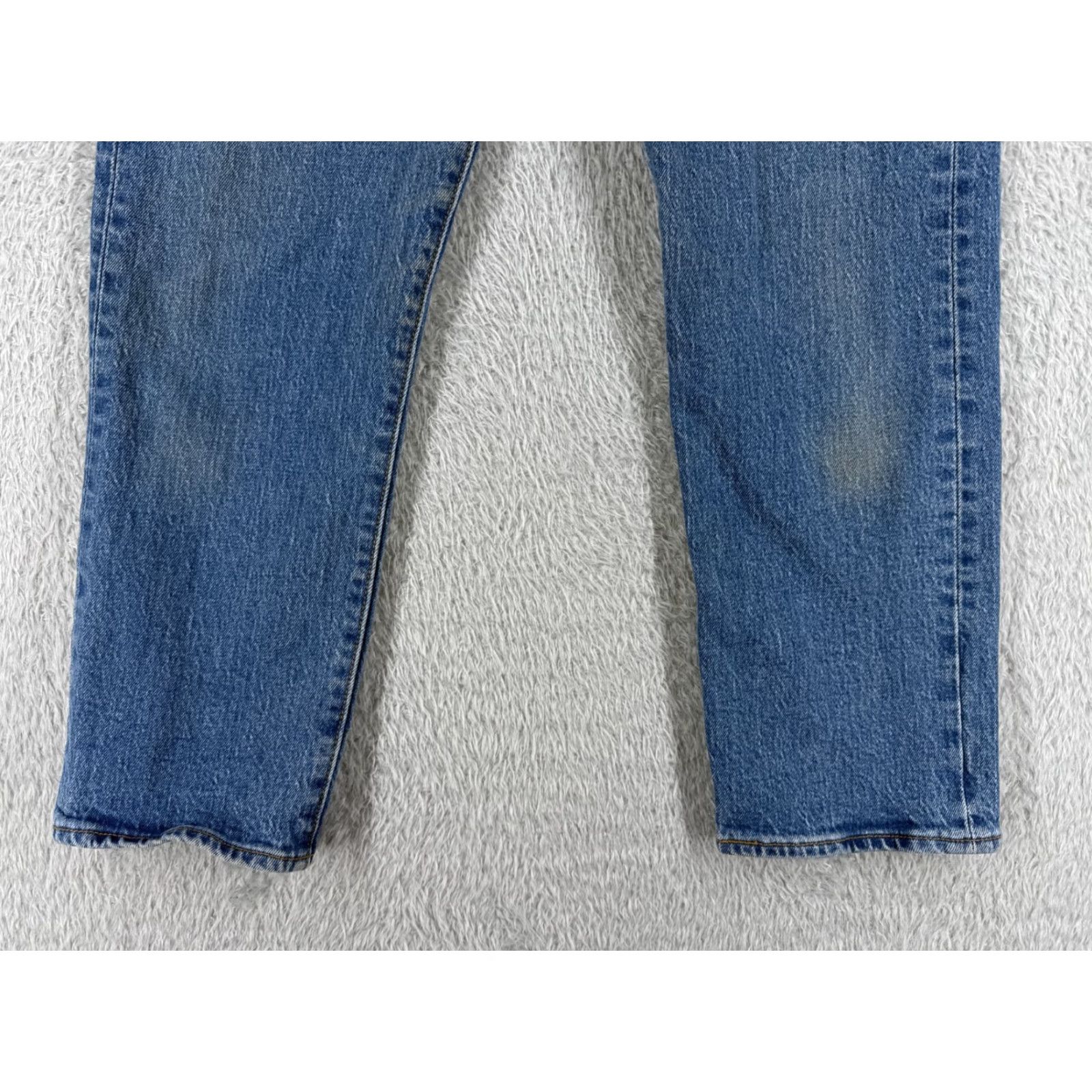 Levi's Levi's Jeans Womens 29 Blue Denim Wedgie Straight Button 28x24 Vintage No Size 29" - 2 Thumbnail