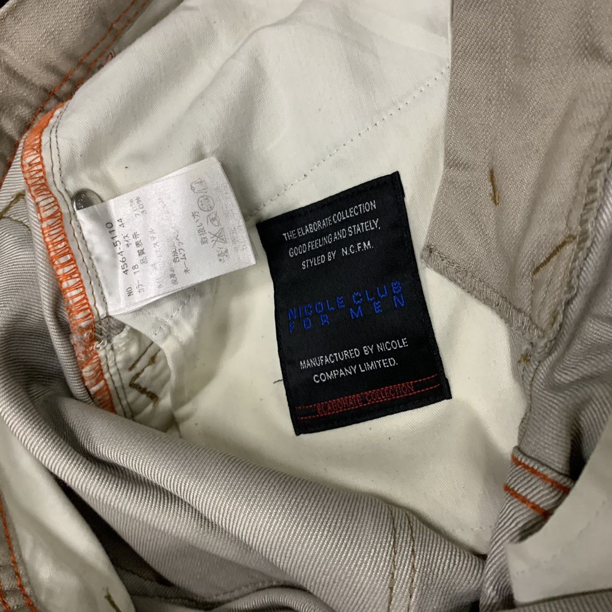 Nicole Club Archive nicole club for men chain pocket straight cut pants Size US 32 / EU 48 - 4 Thumbnail