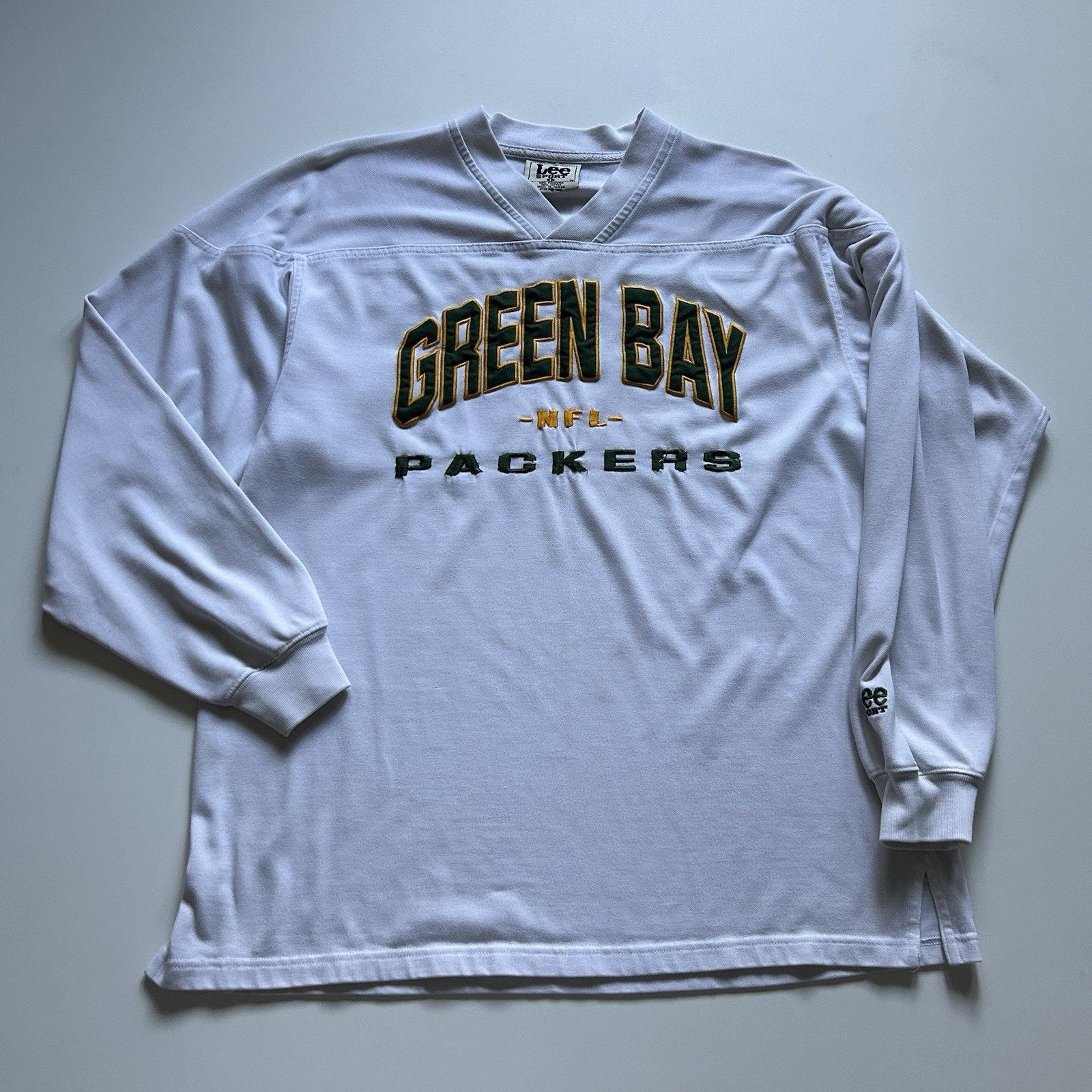 Lee Vintage 90s NFL Green Bay Packers Shirt Long Sleeve Large Size US L / EU 52-54 / 3 - 1 Thumbnail