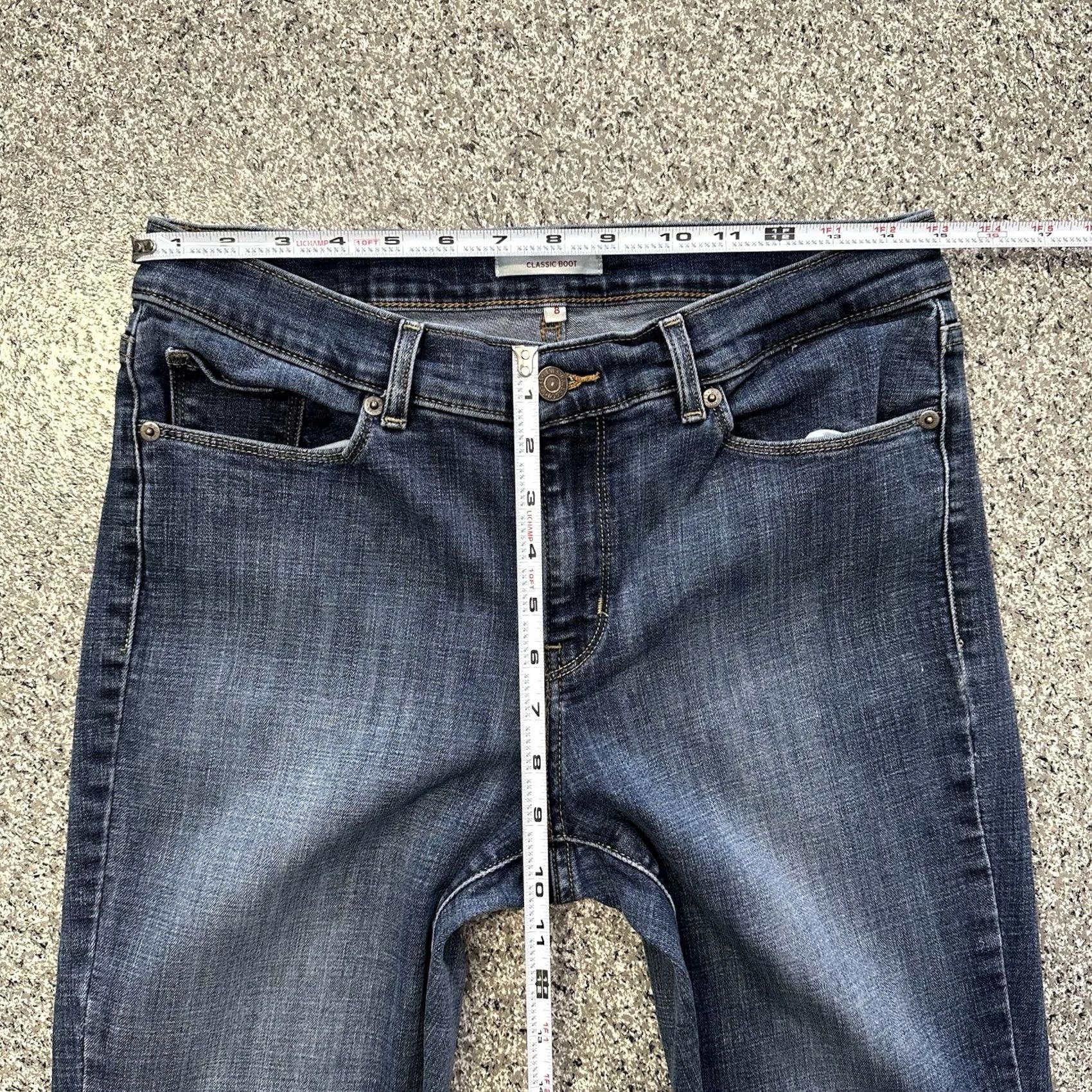 Levi's Levi's Jeans Bootcut Womens 8 Bootcut Jeans 29x31 Mid Rise Medium Wash Blue Denim 5-Pocket Design Womens Size 29" - 7 Thumbnail