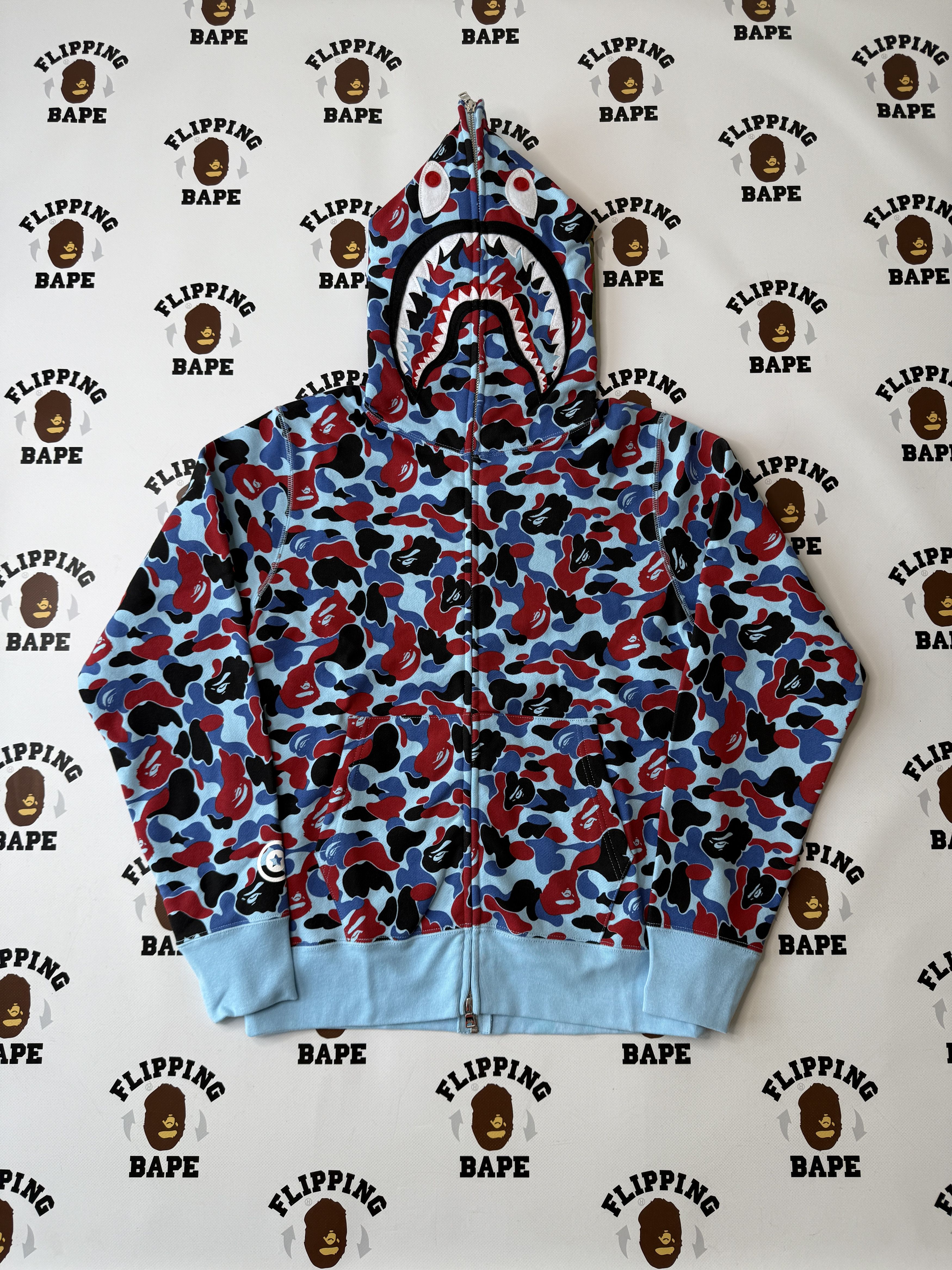 Bape BAPE CHICAGO SHARK FULL ZIP HOODIE Size US S / EU 44-46 / 1 - 2 Thumbnail