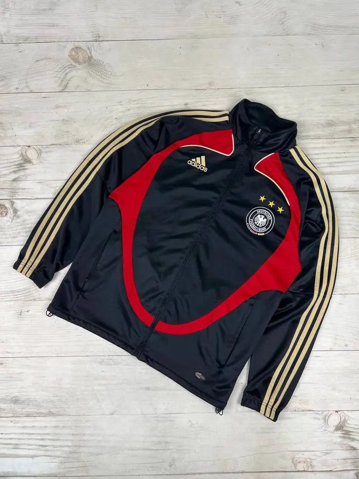 Adidas Adidas Germany 2007 2008 Track Jacket Soccer Football Size US S / EU 44-46 / 1 - 1 Thumbnail