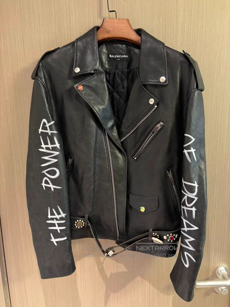 Balenciaga Balenciaga Leather Jacket Size US S / EU 44-46 / 1 - 1 Thumbnail