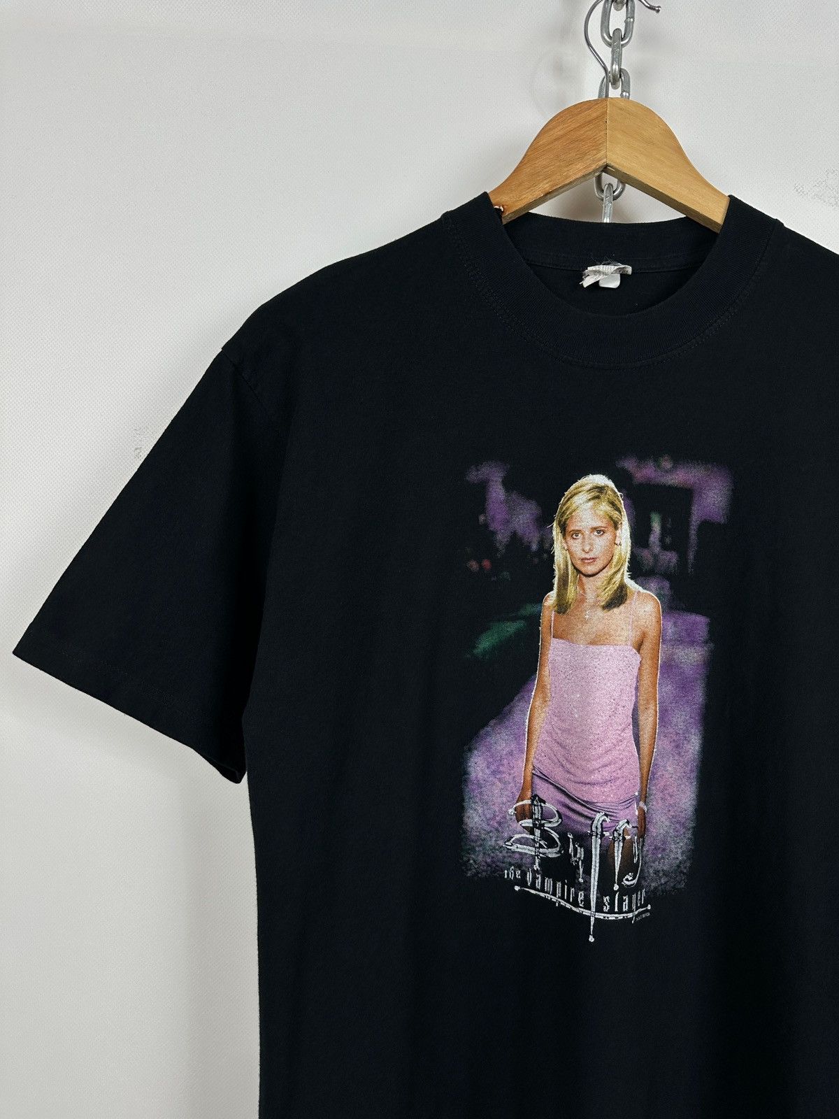 Vintage 1999 Vintage Buffy The Vampire Slayer Movie T-Shirt Size US M / EU 48-50 / 2 - 4 Thumbnail