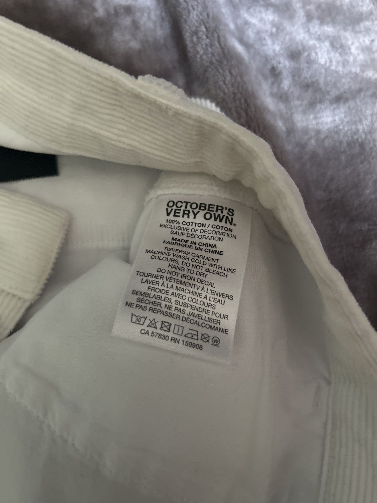October's Very Own Octobers Very Own white cargo corduroy pants Size US 34 / EU 50 - 5 Thumbnail