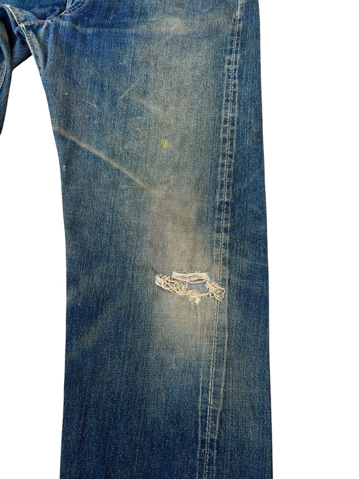 Levi's 60s 70s Levi’s 501 Big E Rust Dirty Mud Denim Selvedge Jeans Size US 32 / EU 48 - 13 Thumbnail