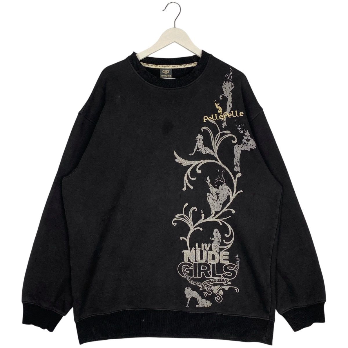 Vintage Vintage Pelle Pelle Marc Buchanan Sweatshirt Crewneck Black Size US L / EU 52-54 / 3 - 1 Thumbnail