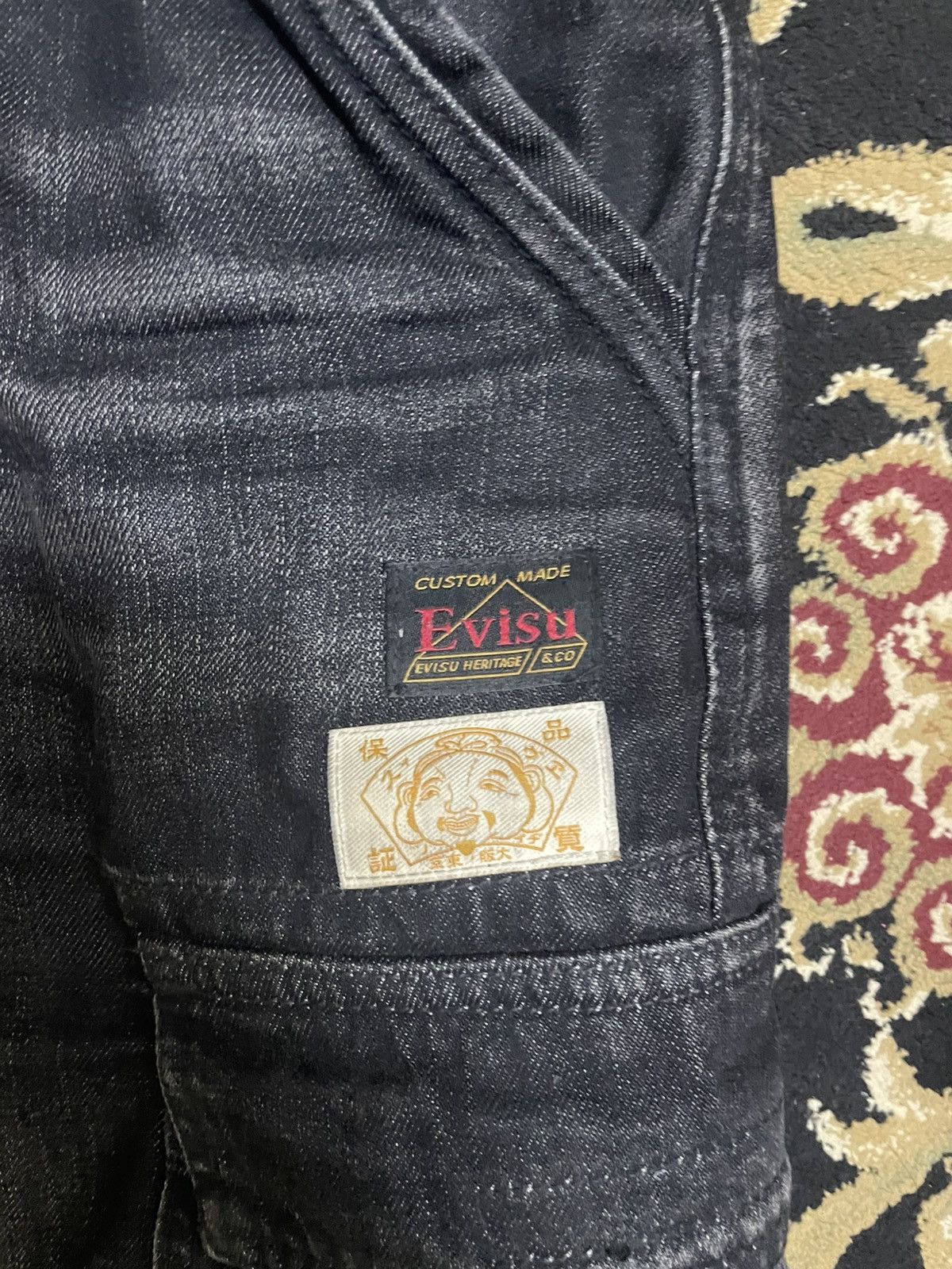 Evisu EVISU (Denim Cargo Pants) Size US 34 / EU 50 - 3 Thumbnail