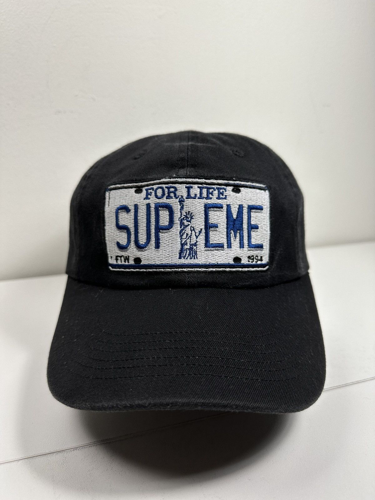 Supreme License Plate 6 Panel Hat | Grailed