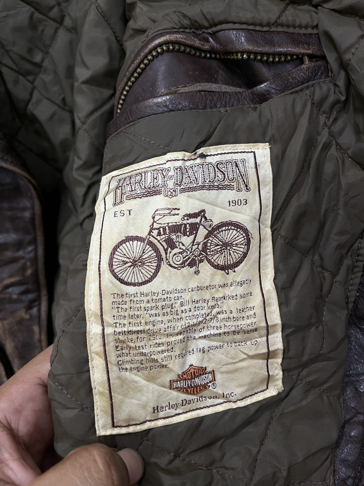 Harley Davidson (Yyyy)🔥🔥RARE VTG HARLEY DAVIDSON USA BIKER JACKET Size US S / EU 44-46 / 1 - 9 Thumbnail