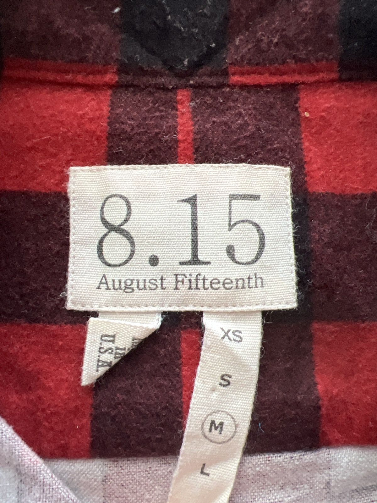 8.15 August Fifteenth Checkered shirt Size US M / EU 48-50 / 2 - 2 Thumbnail
