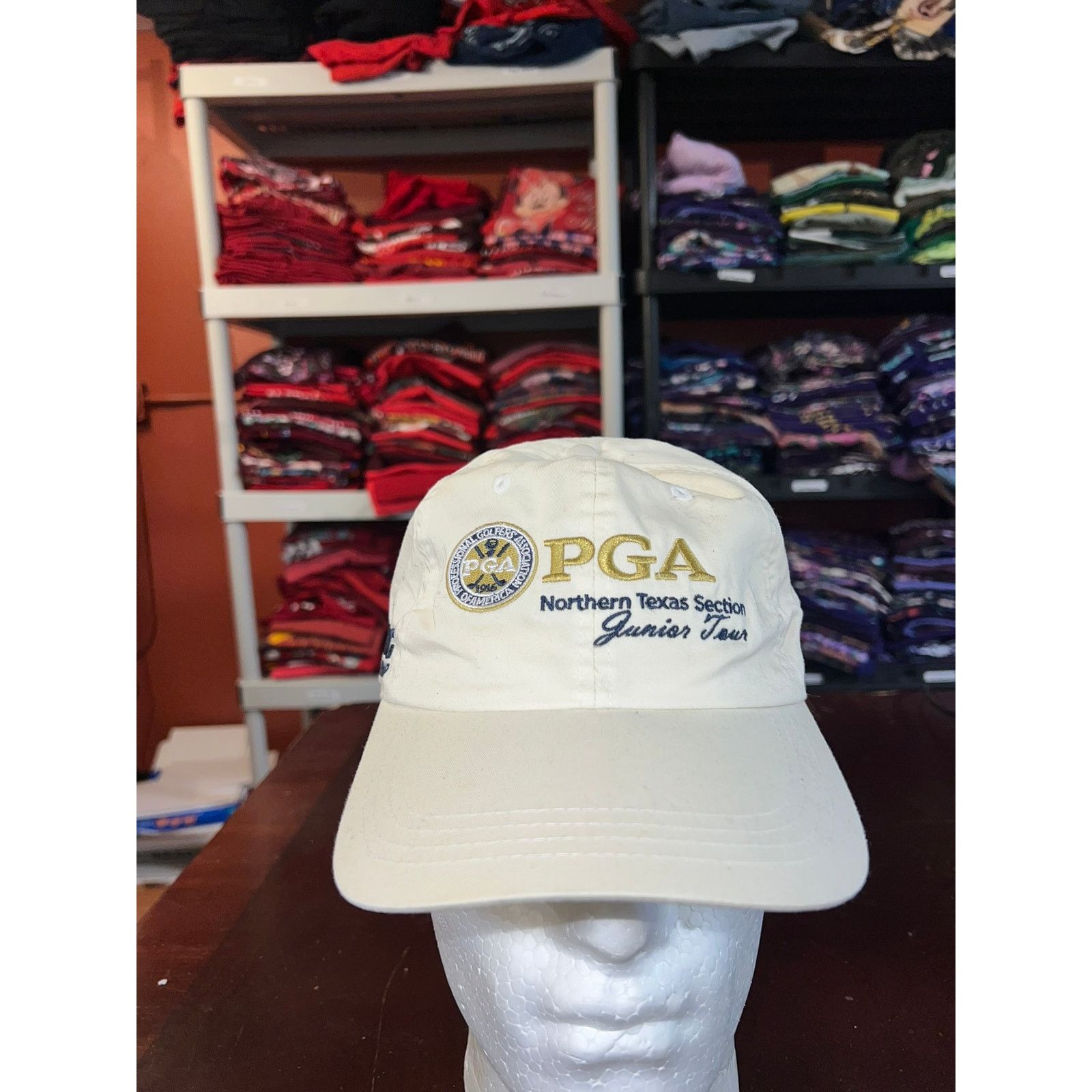 PGA Tour PGA Hat Northern Texas Section Junior Tour Golfing White Cap Size ONE SIZE - 1 Thumbnail