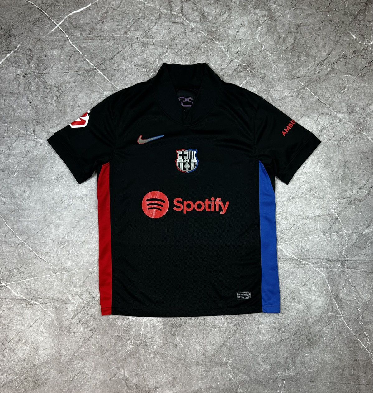 Nike Nike Barcelona Lamine Yamal Black Soccer Jersey Size US S / EU 44-46 / 1 - 1 Thumbnail