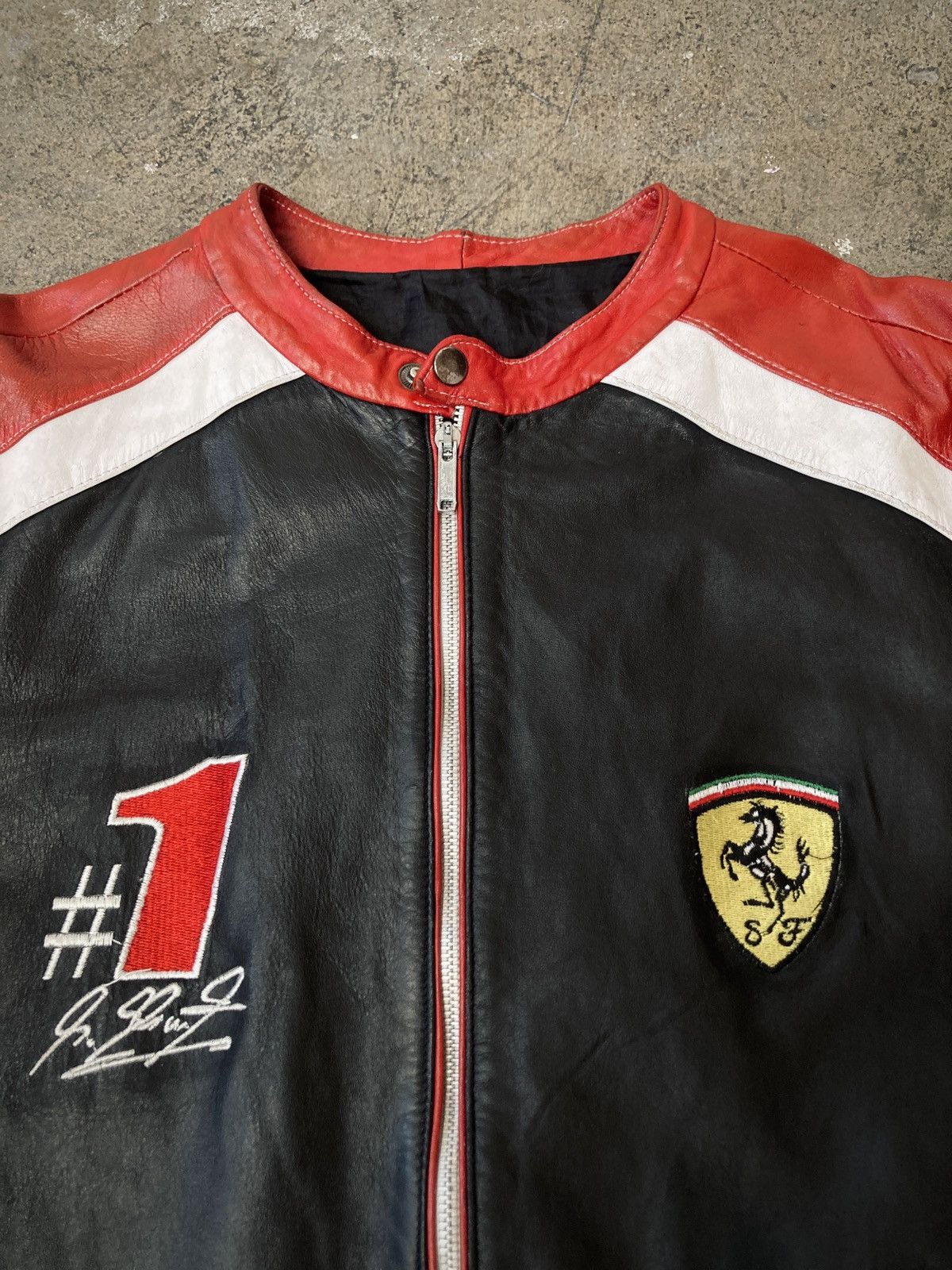 Ferrari × Formula 1 Vintage 90s Ferrari x Fórmula 1 Racing Jacket Size US L / EU 52-54 / 3 - 4 Thumbnail
