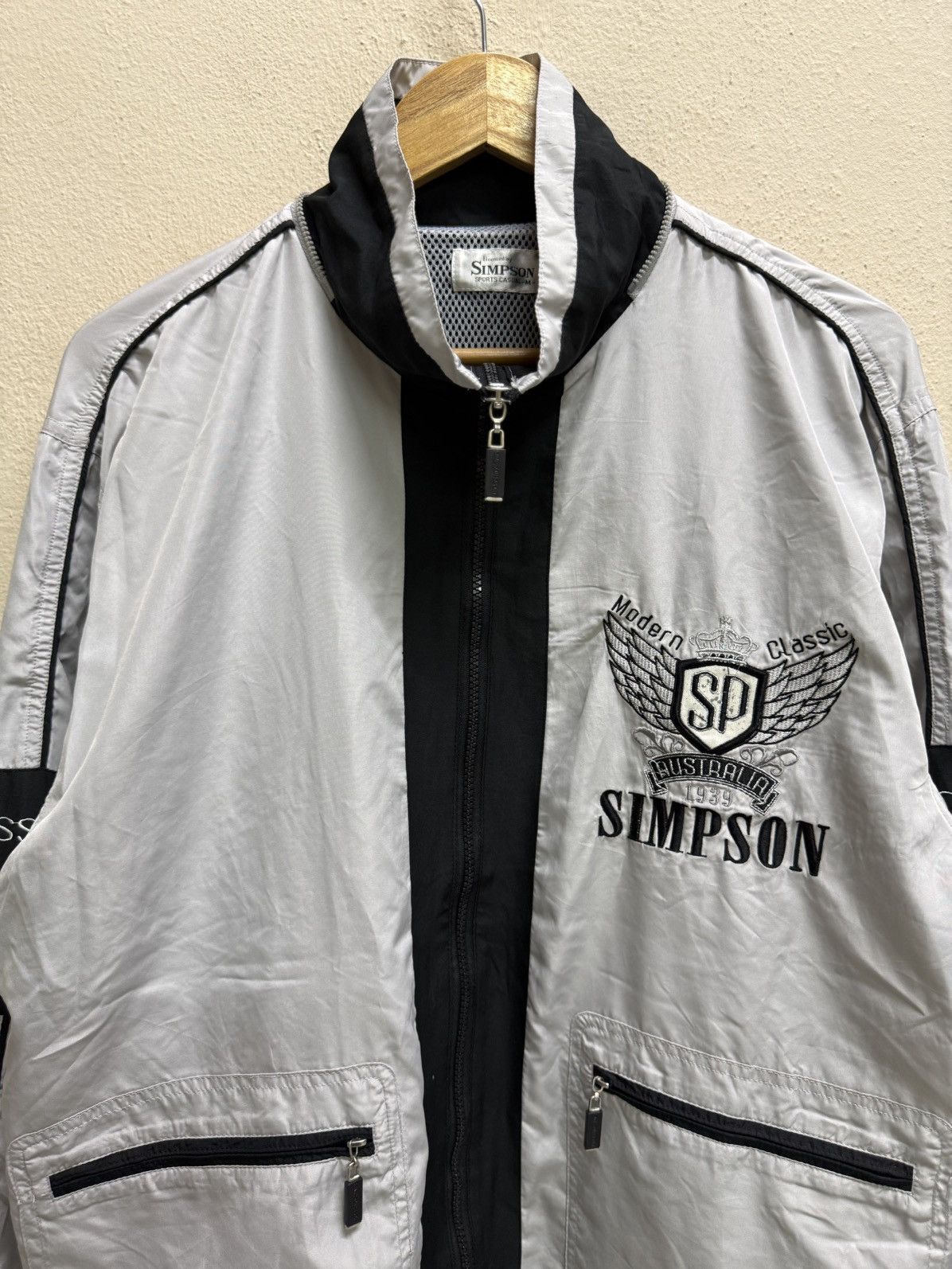 The Simpsons Vintage Simpson Sport Windbreaker Jacket Size US L / EU 52-54 / 3 - 20 Thumbnail