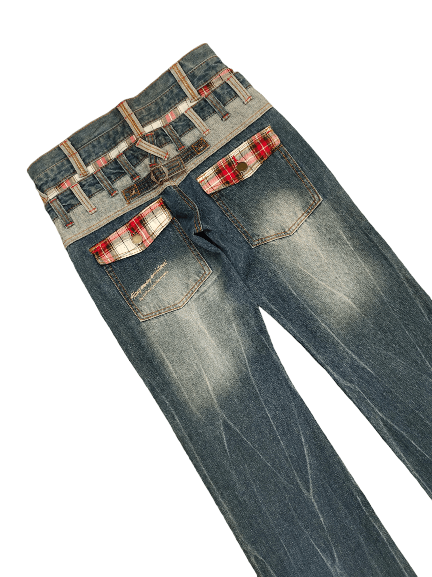 Hysteric Glamour Japanse Brand Double Waist Buckle Back Ppfm Undercover Style Size US 33 - 6 Thumbnail