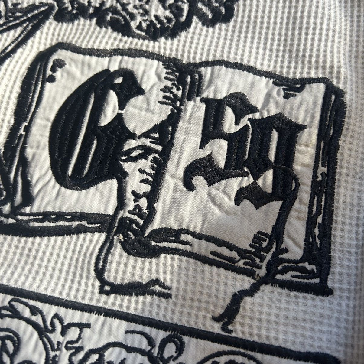 G59 Records 2023 $uicideboy$ OCCULT ESOTERiC OATMEAL MÉLANGE HENLEY Size US XL / EU 56 / 4 - 6 Thumbnail