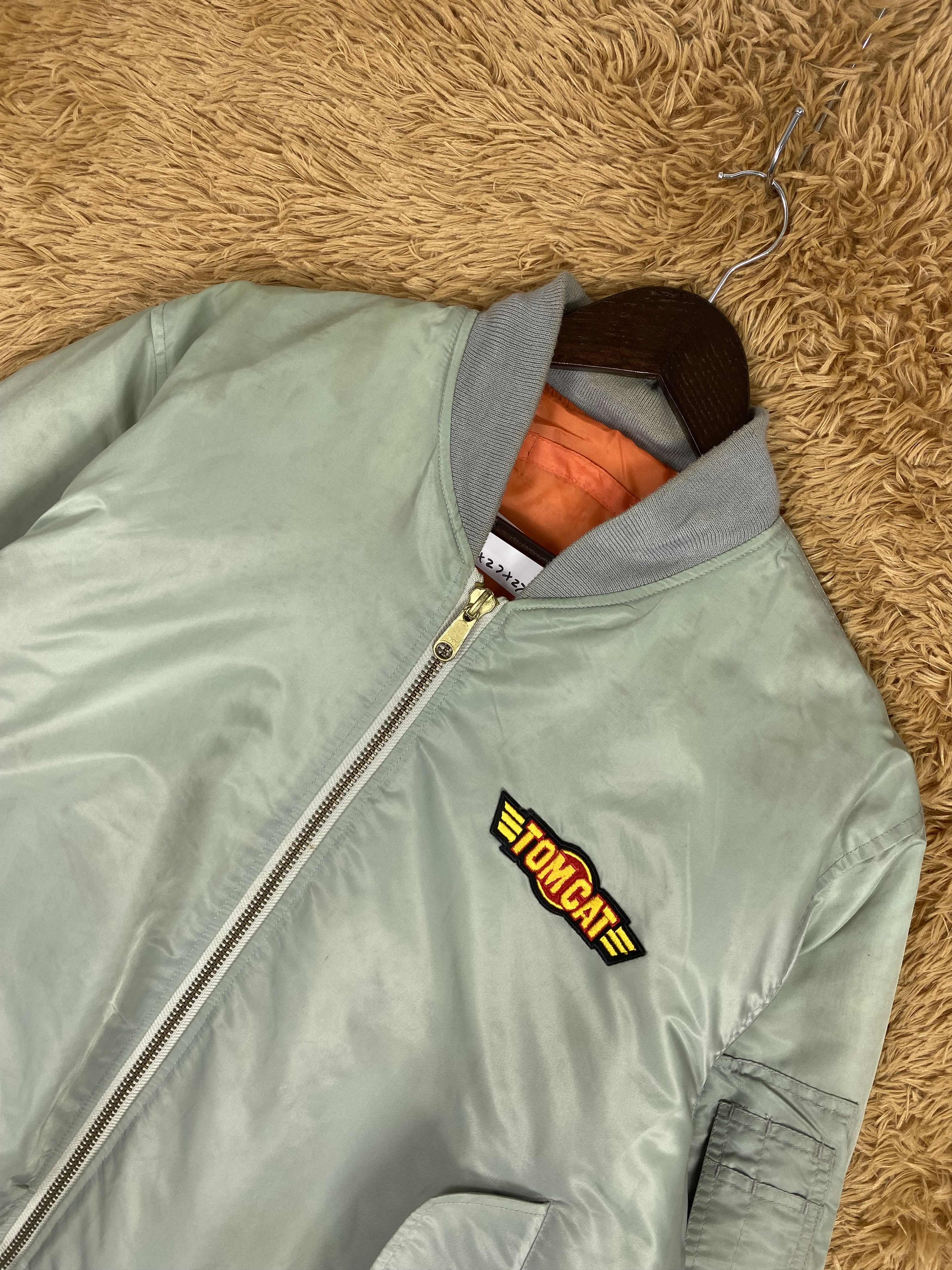 Vintage Vintage Tom Cat Big Logo Bombers Jacket PJ2488 Size US L / EU 52-54 / 3 - 4 Thumbnail