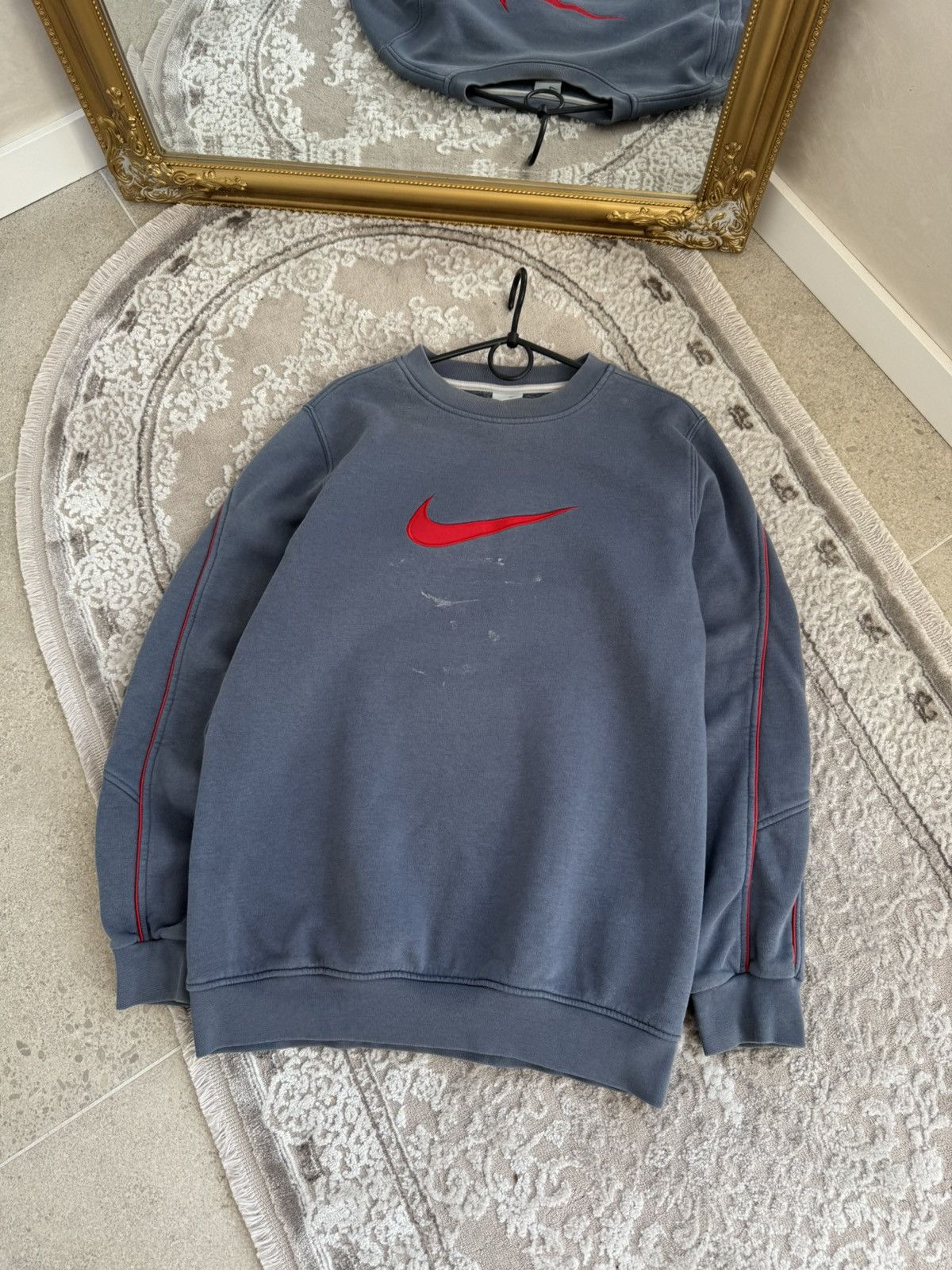 Nike Vintage 2000’s Nike Faded Sweatshirt Black XL Size US S / EU 44-46 / 1 - 1 Thumbnail