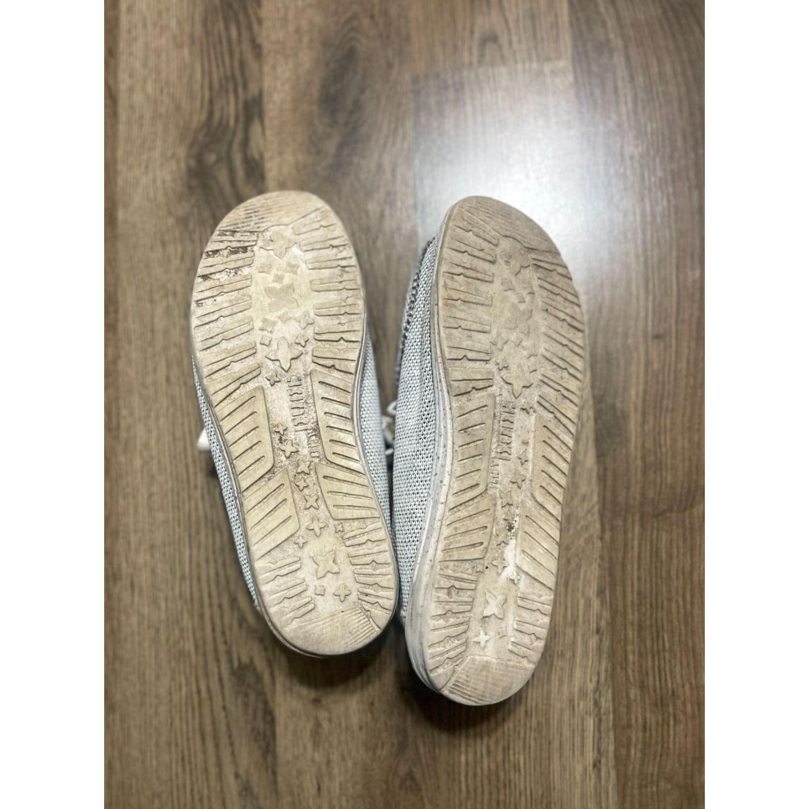 Vintage Hey Dudes Shoes Men Slip-On 9 Gray Wally Sox Stone Casual Comfort Cotton Blend Size US 9 / EU 42 - 3 Thumbnail