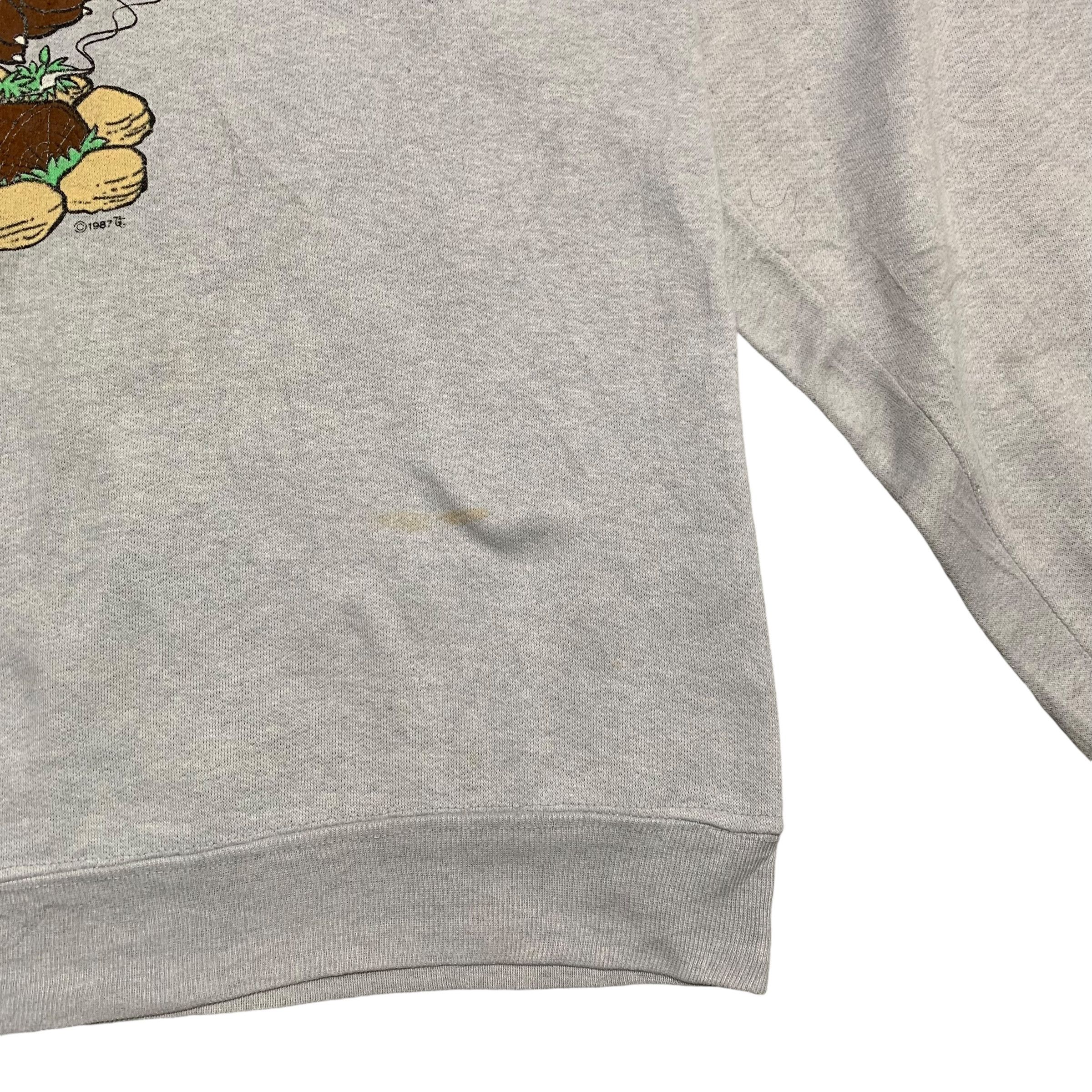TEE JAYS Vintage 80s Thousand Trails Big Print Sweatshirt Size US L / EU 52-54 / 3 - 4 Thumbnail