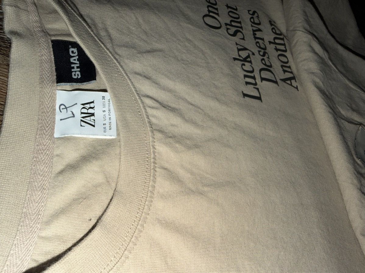 Zara Shaq x Zara Shaquille O’Neal one lucky shot t-shirt small Size US S / EU 44-46 / 1 - 5 Thumbnail