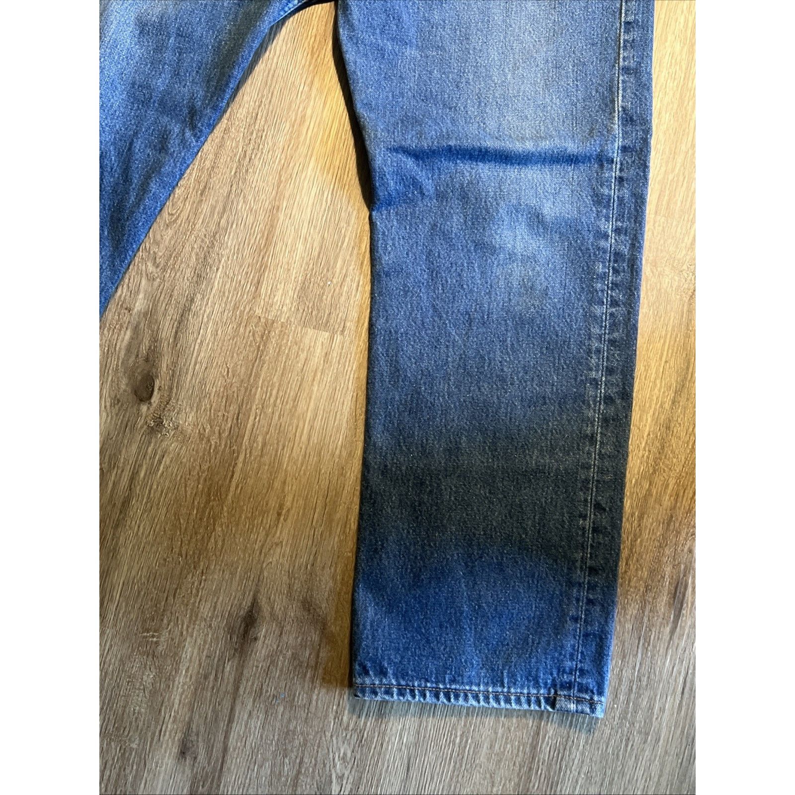 Levi's Vintage Levis 501 Jeans 34x26 90s Blue USA Made Denim Hige Size US 34 / EU 50 - 10 Thumbnail
