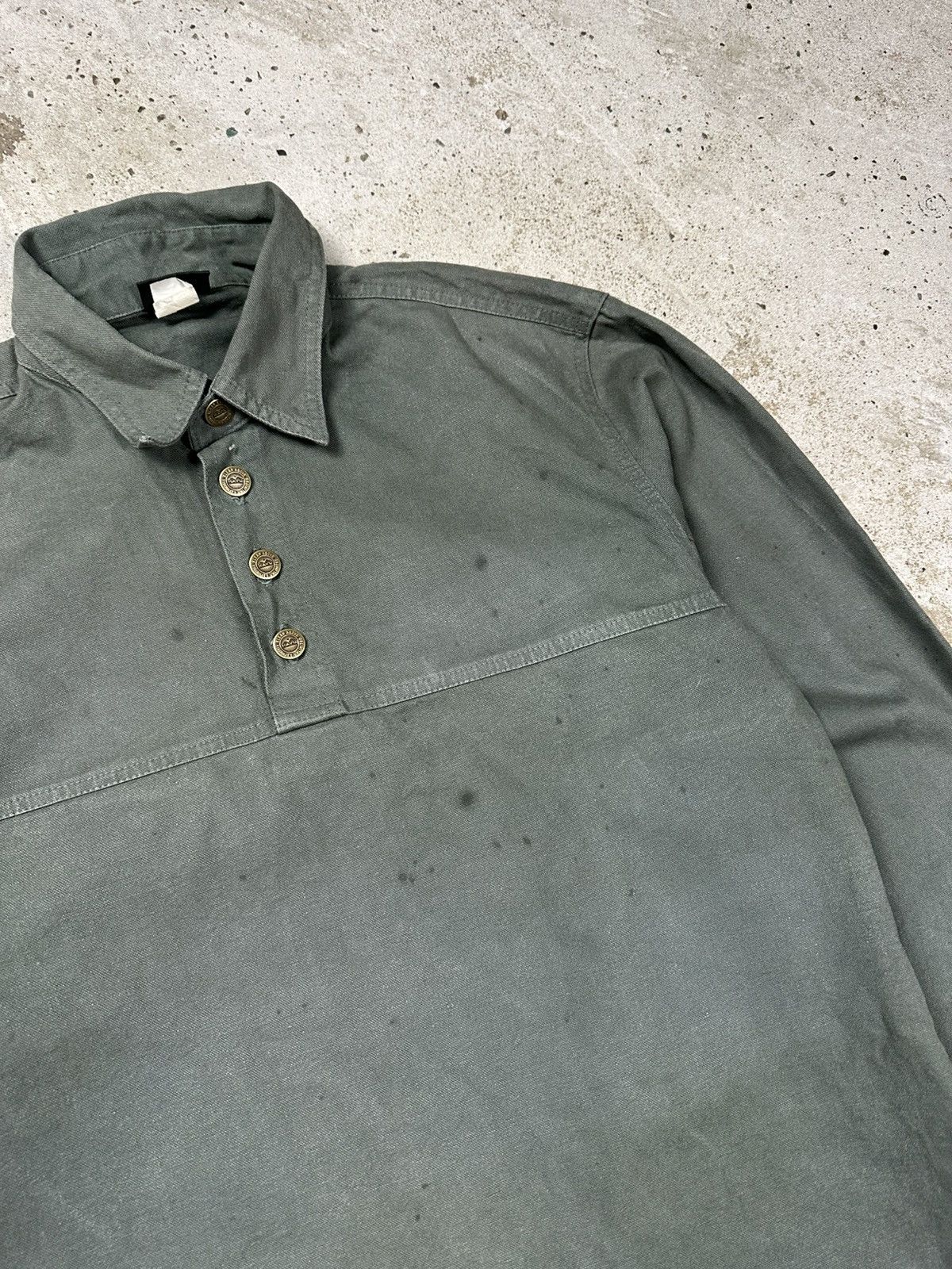 KAVU × Vintage Vintage 90s Kavu Distressed Khaki Light Jacket Size US S / EU 44-46 / 1 - 6 Thumbnail