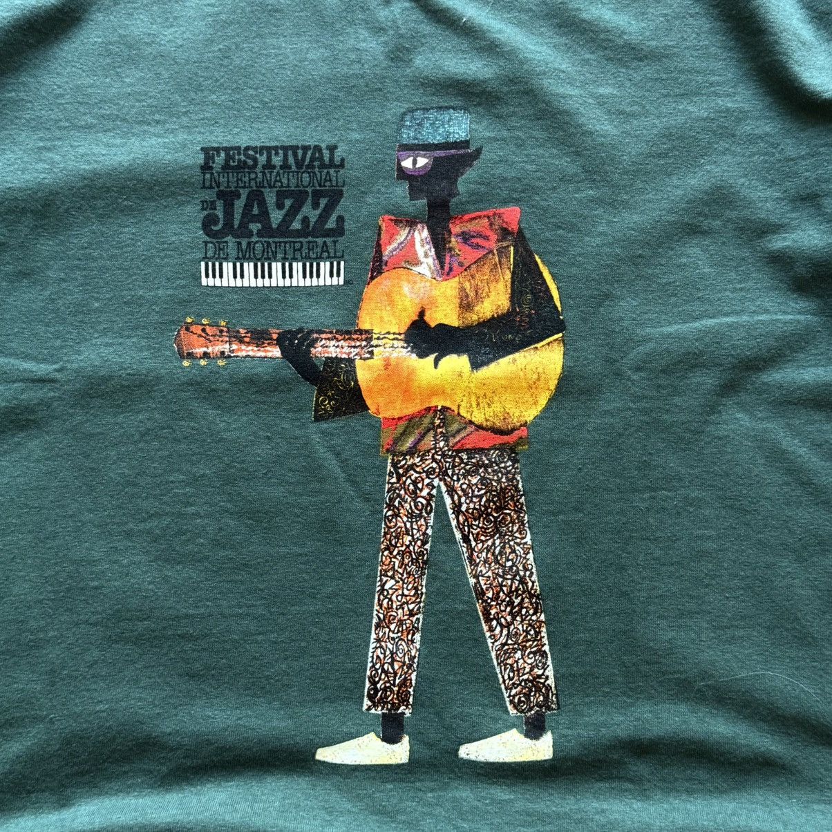 Band Tees Vintage Montreux Jazz Festival Archive Big Logo T-shirt Tee Size US M / EU 48-50 / 2 - 2 Thumbnail