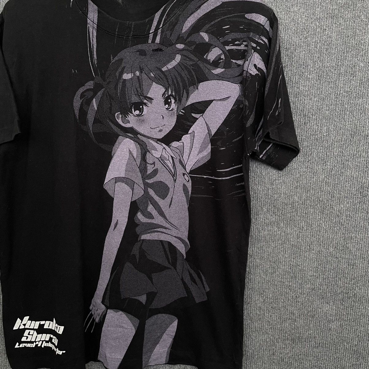 Anime × Japanese Brand × Vintage Y2K Toaru Kagaku no Railgun Kuroko Shirai T Shirt Size US M / EU 48-50 / 2 - 2 Thumbnail