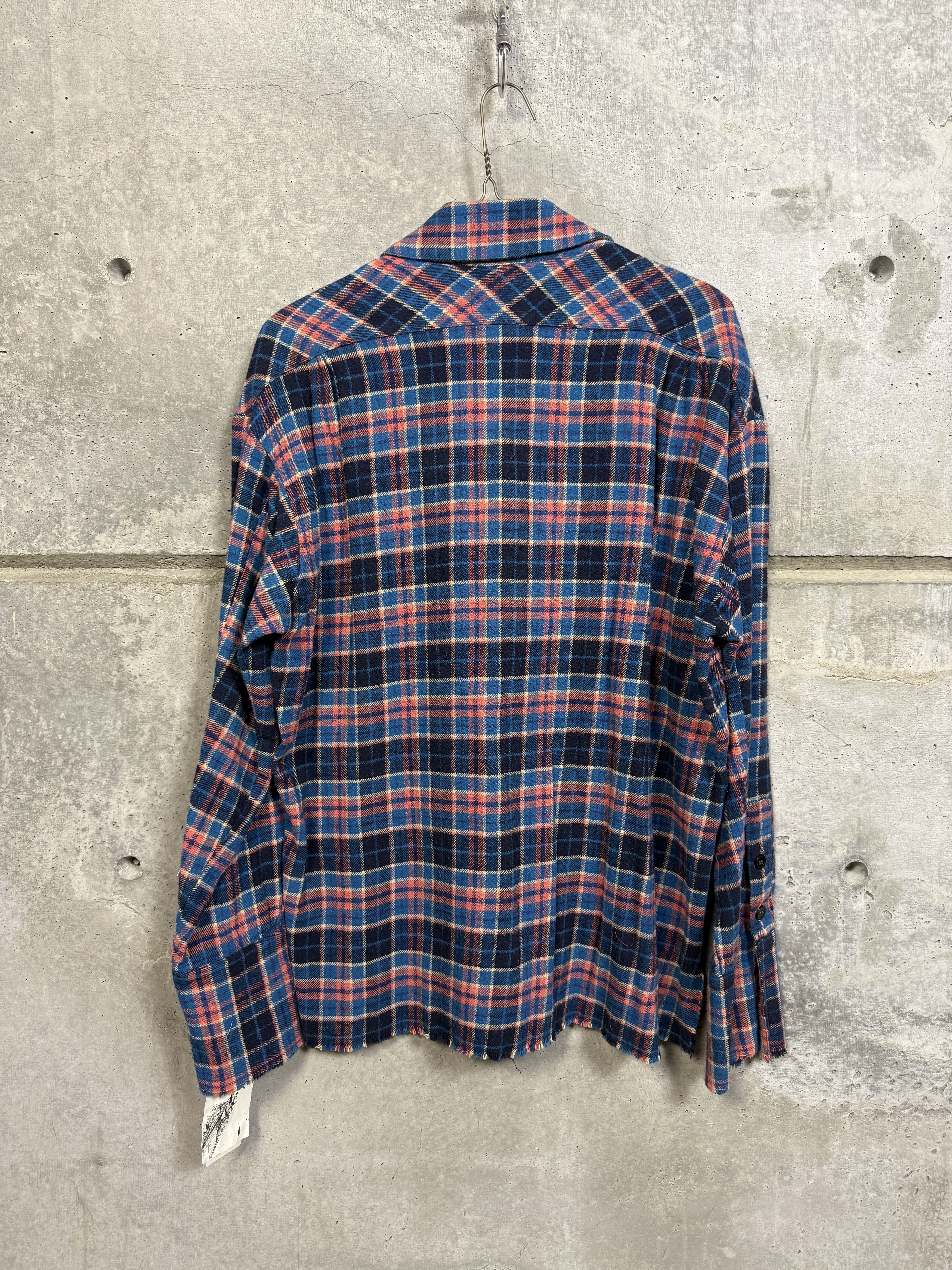 Greg Lauren $850 Greg Lauren Boxy Plaid Shirt Size US M / EU 48-50 / 2 - 5 Thumbnail