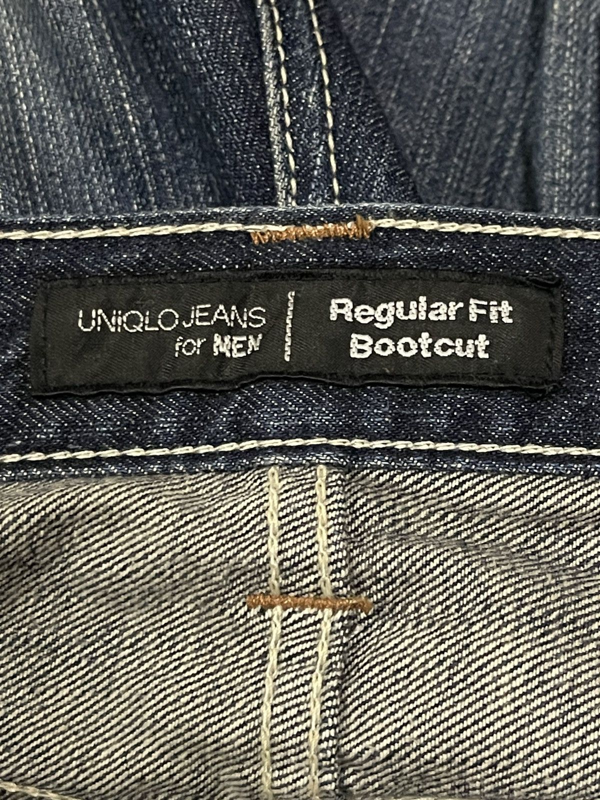 Uniqlo Vintage Y2K Japanese Uniqlo Blue Faded Wash Regular Bootcuts Size US 34 / EU 50 - 8 Thumbnail