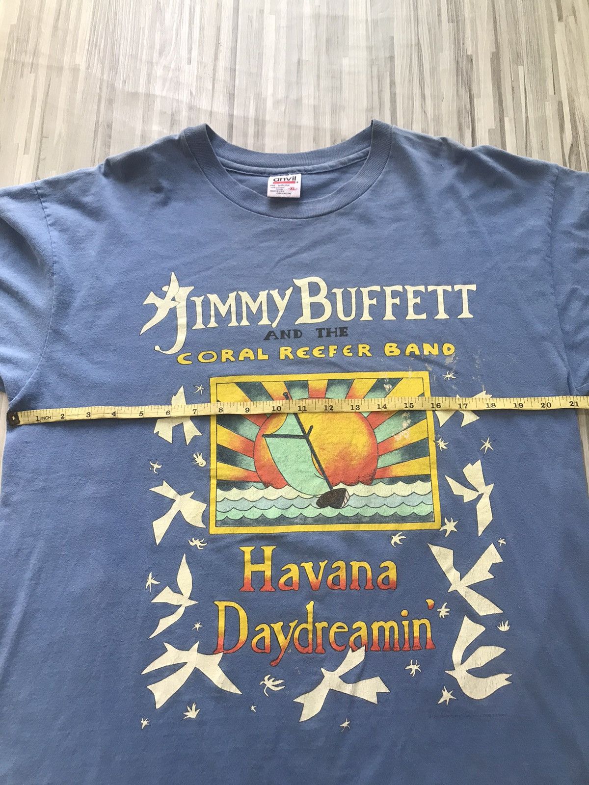 Band Tees × Vintage Vintage Tour Havana 97-98 Jimmy Buffet Size US XL / EU 56 / 4 - 15 Thumbnail
