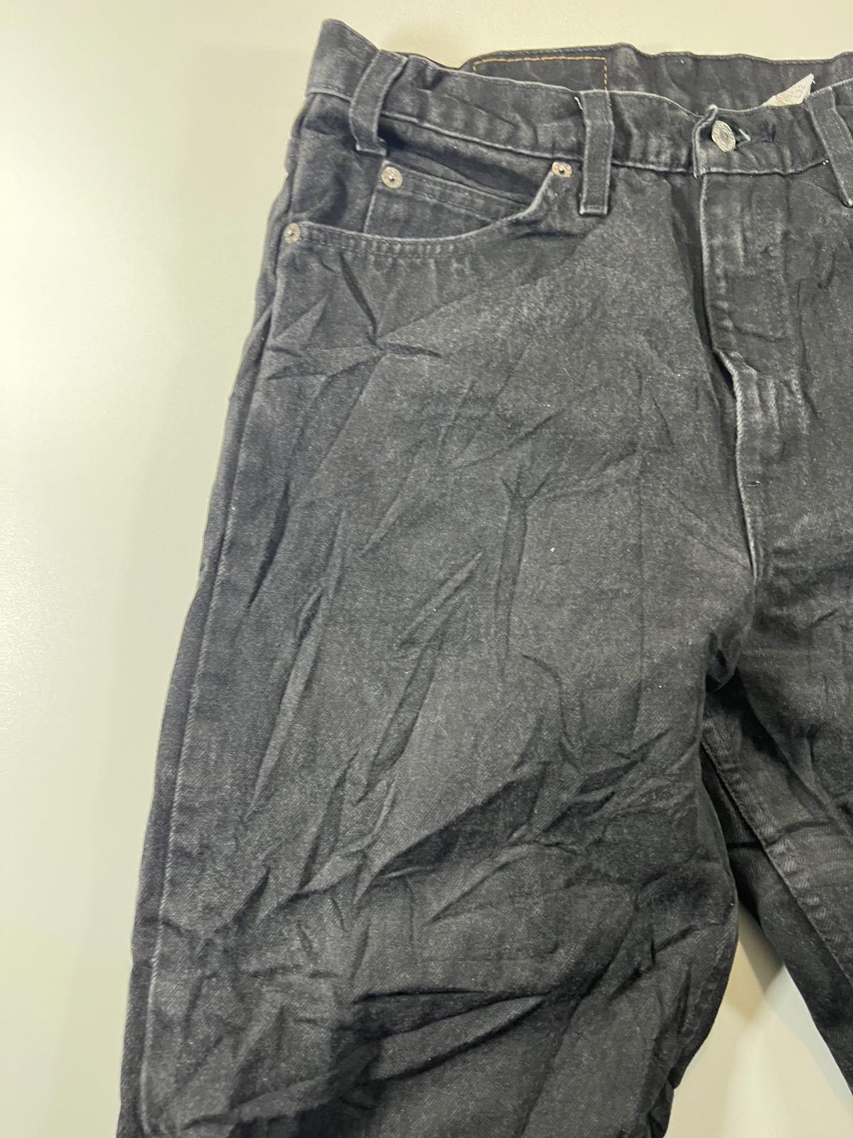 Other Vintage Levi’s 550 Black Denim Shorts 34 Size US 34 / EU 50 - 3 Thumbnail
