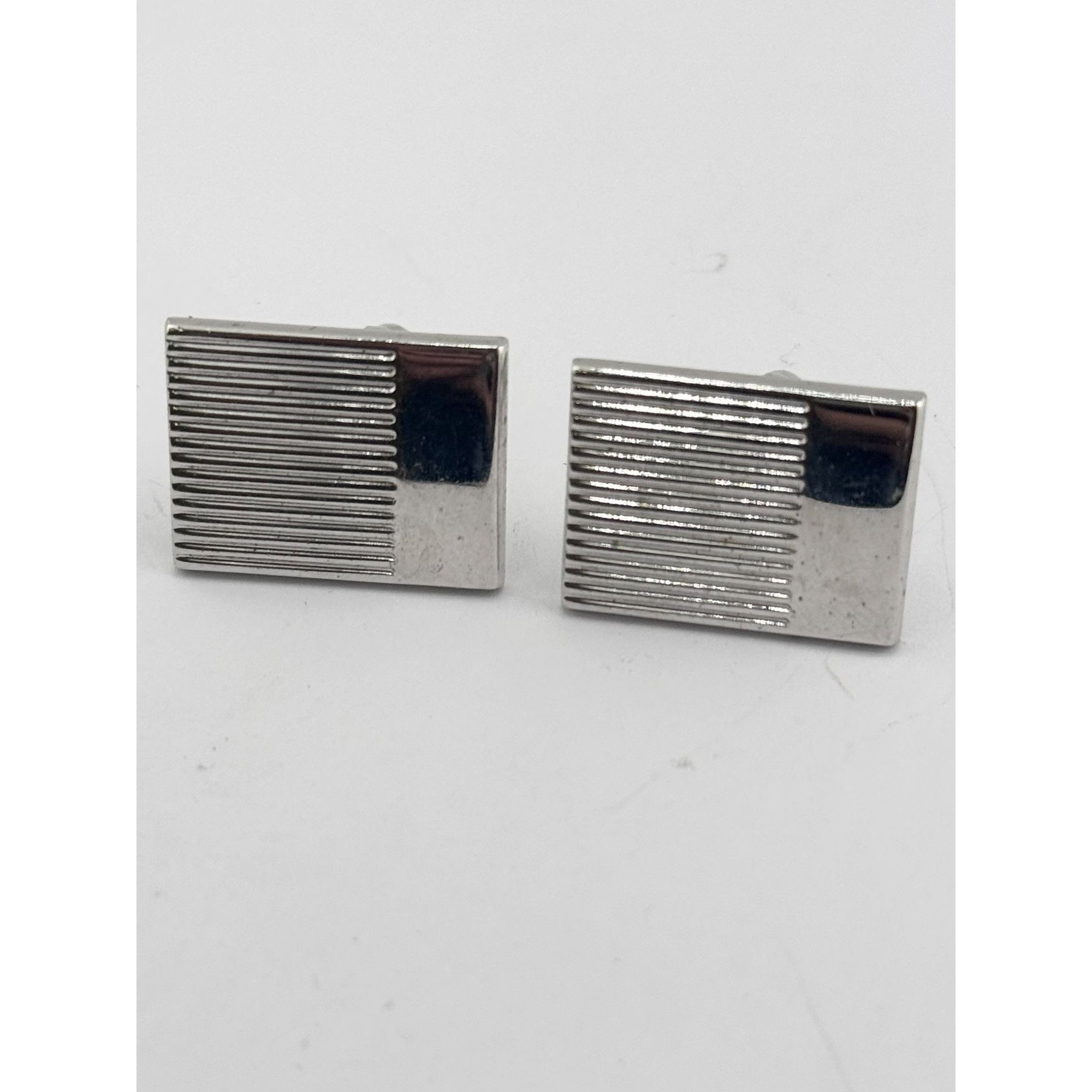 Vintage Vintage silver tone swank cuff links set Size ONE SIZE - 3 Thumbnail