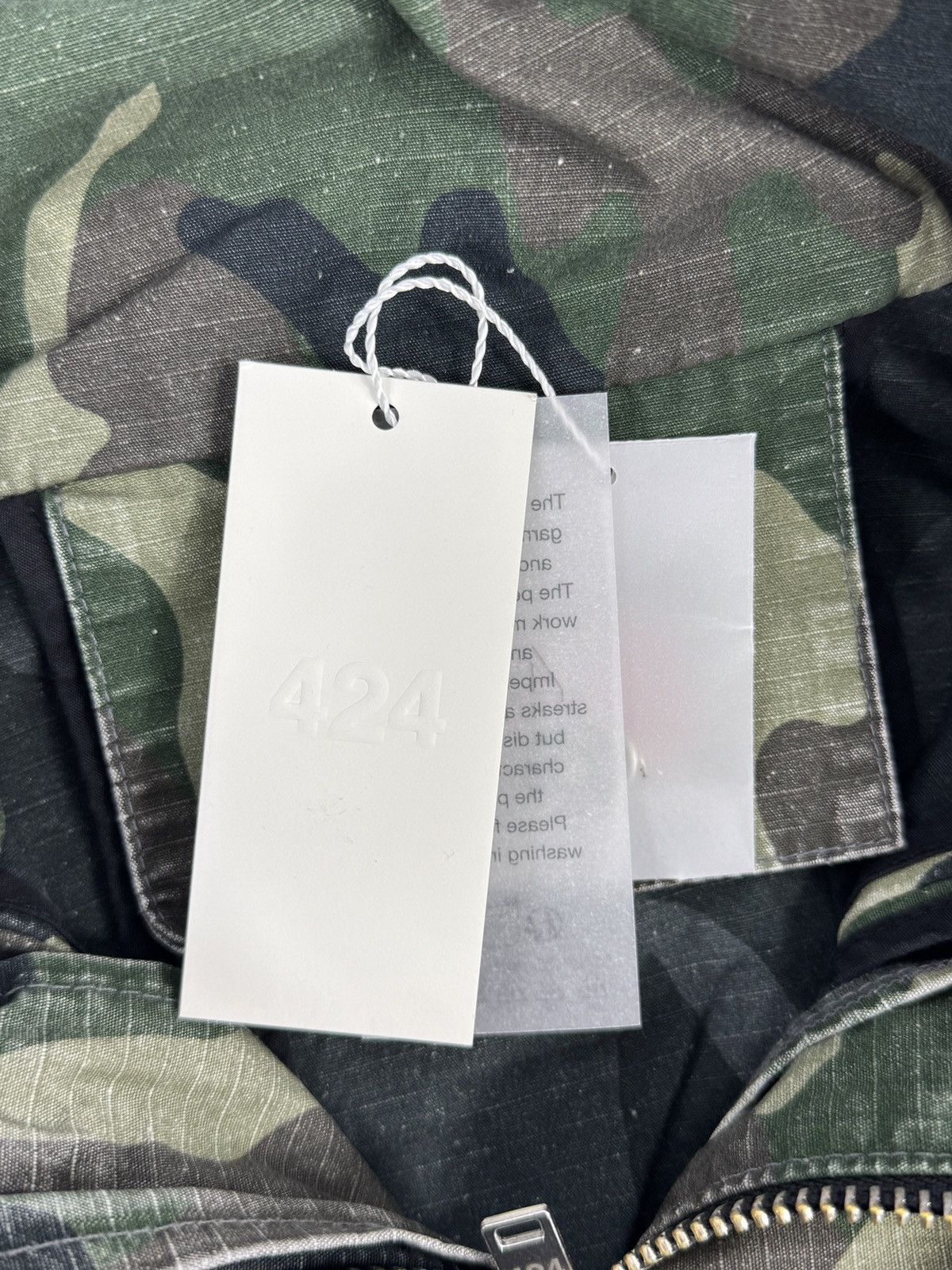 424 Camouflage-Print Cotton-Ripstop Hooded Jacket Size US M / EU 48-50 / 2 - 7 Thumbnail