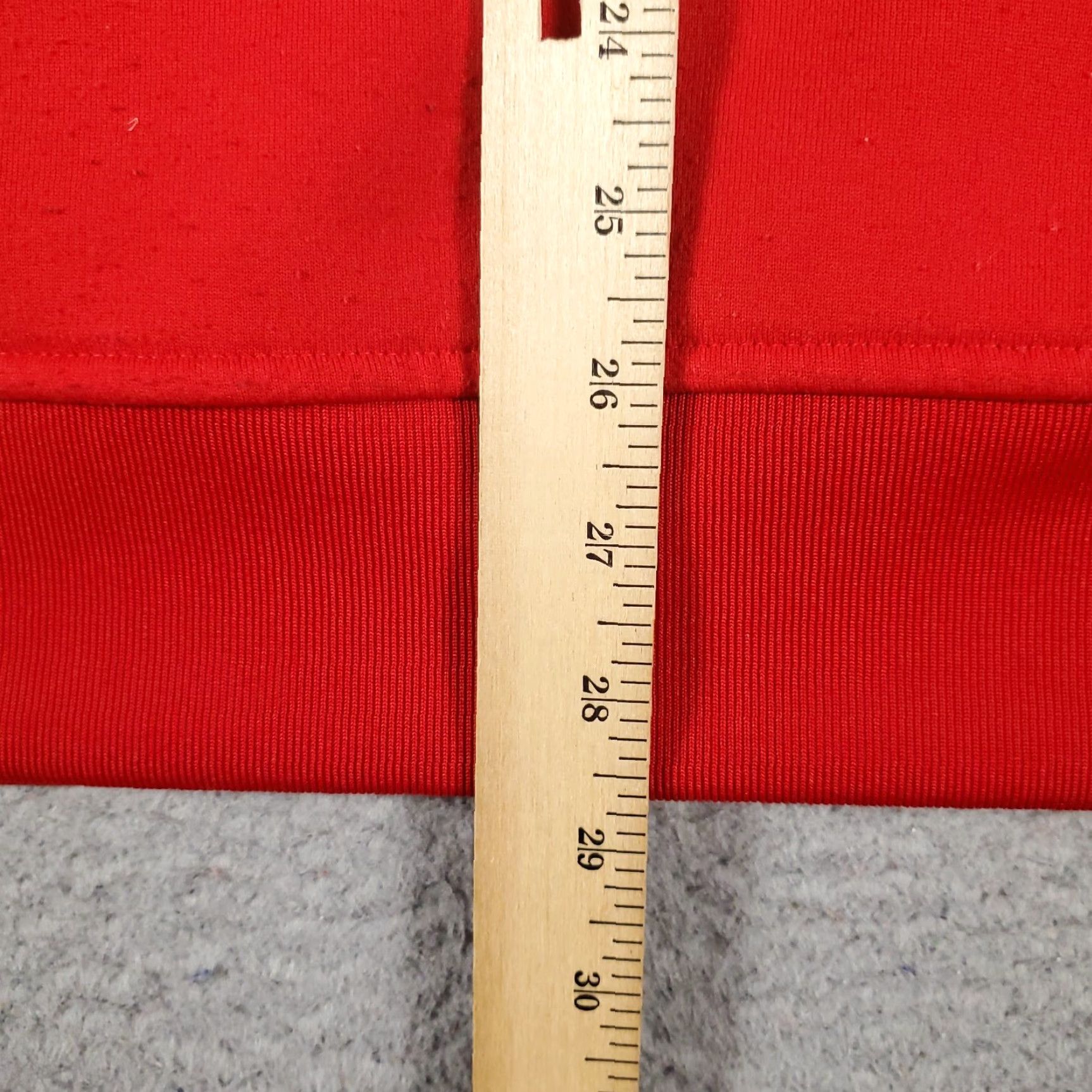 Adidas Adidas Hoodie Mens Medium Red Pullover Sweatshirt Long Sleeve Classic Sports Size US M / EU 48-50 / 2 - 7 Thumbnail