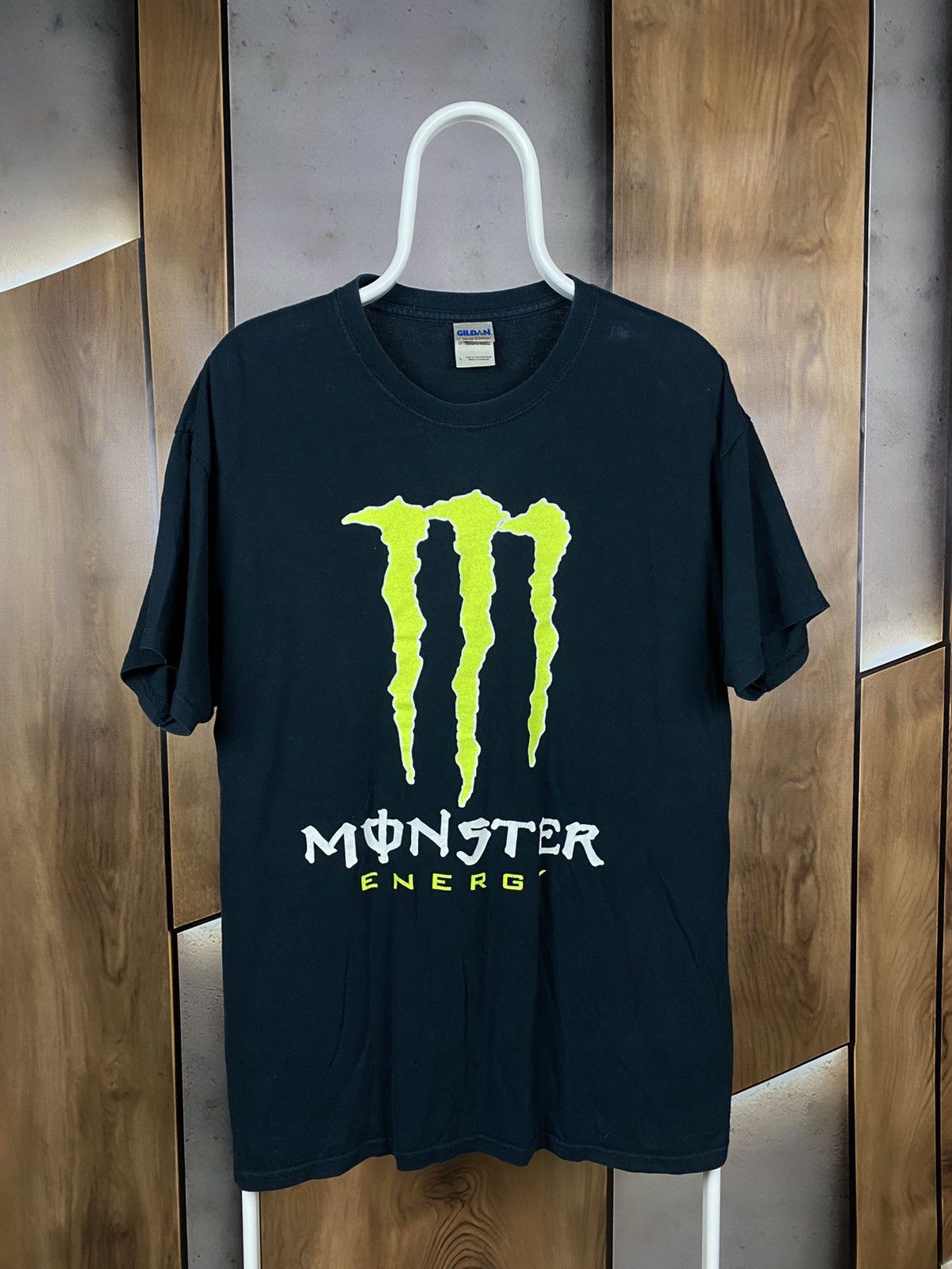 Vintage 🚧Vintage 00s Monster Energy Racing Big Logo VTG Tee🚧 Size US L / EU 52-54 / 3 - 1 Thumbnail
