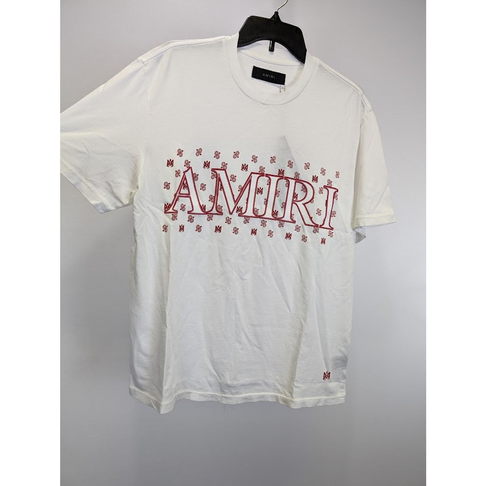 Amiri o1rshd1 Q:2 / Ma Paisley Short Sleeve T-Shirt in White Size US L / EU 52-54 / 3 - 11 Thumbnail